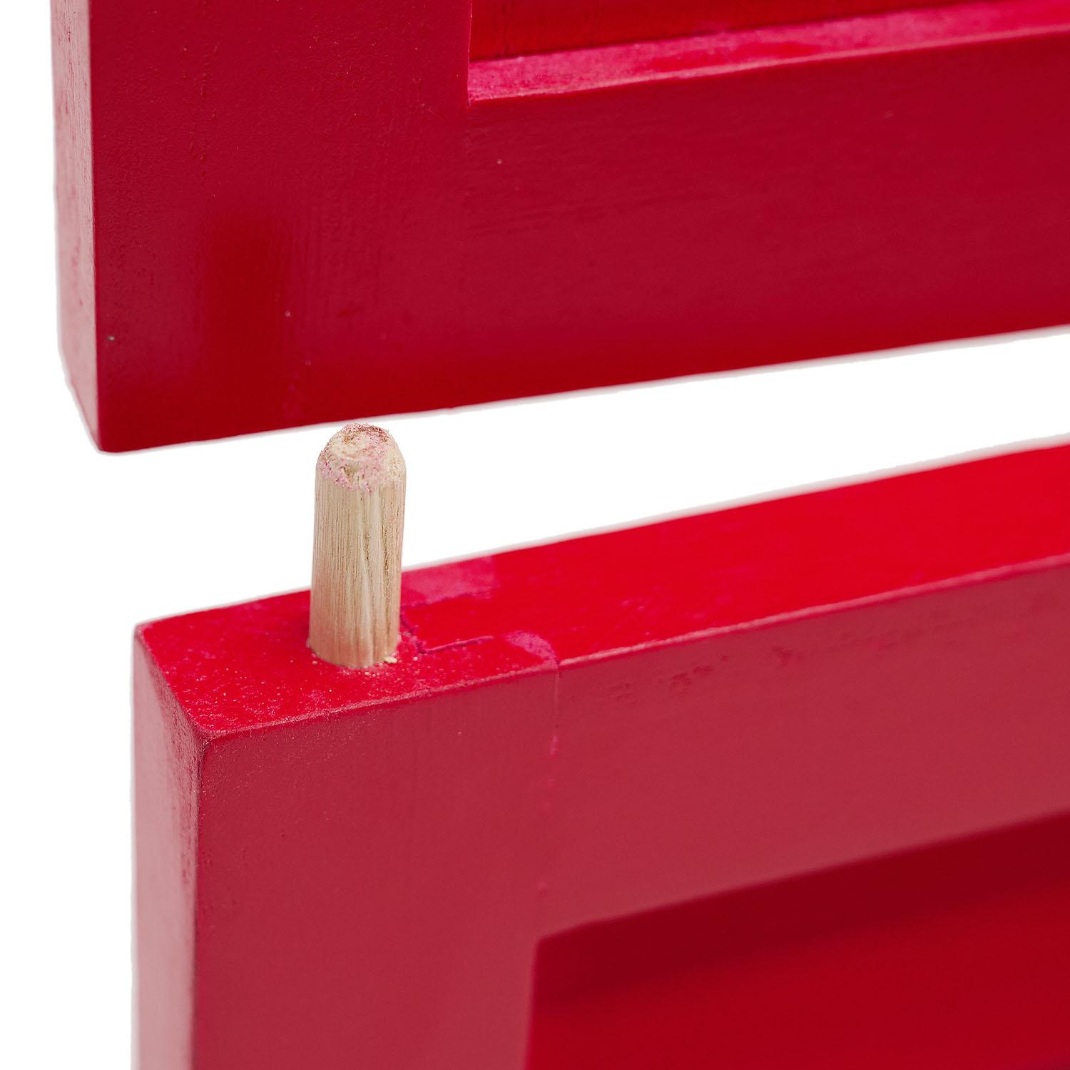 Paravent Red White Black Maritime Motifs | 3-panel | Wood | Room Divider Partition Privacy Screen