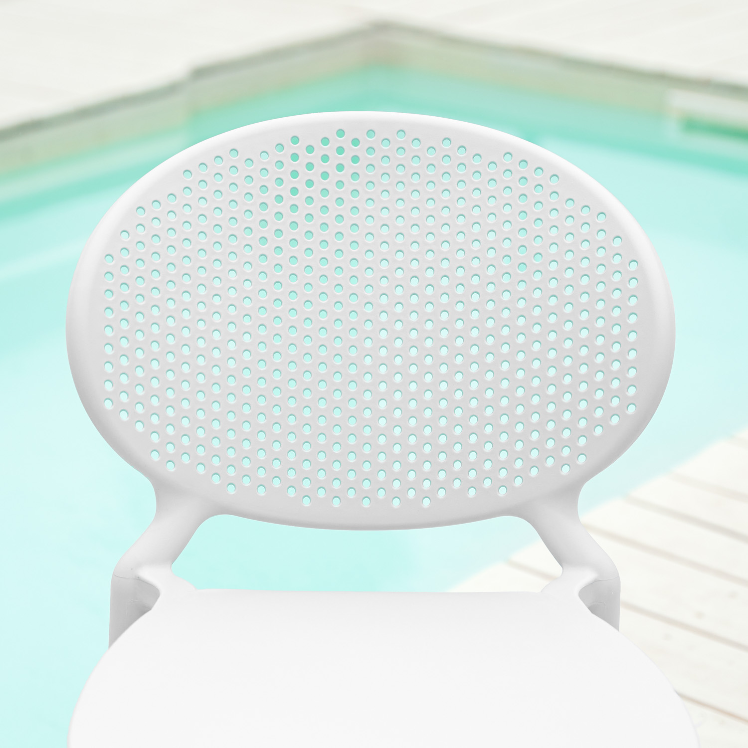 Modern Garden chair Set of 4 Grey Camping chairs Outdoor chairs Plastic Stacking chairs Kitchen chairs