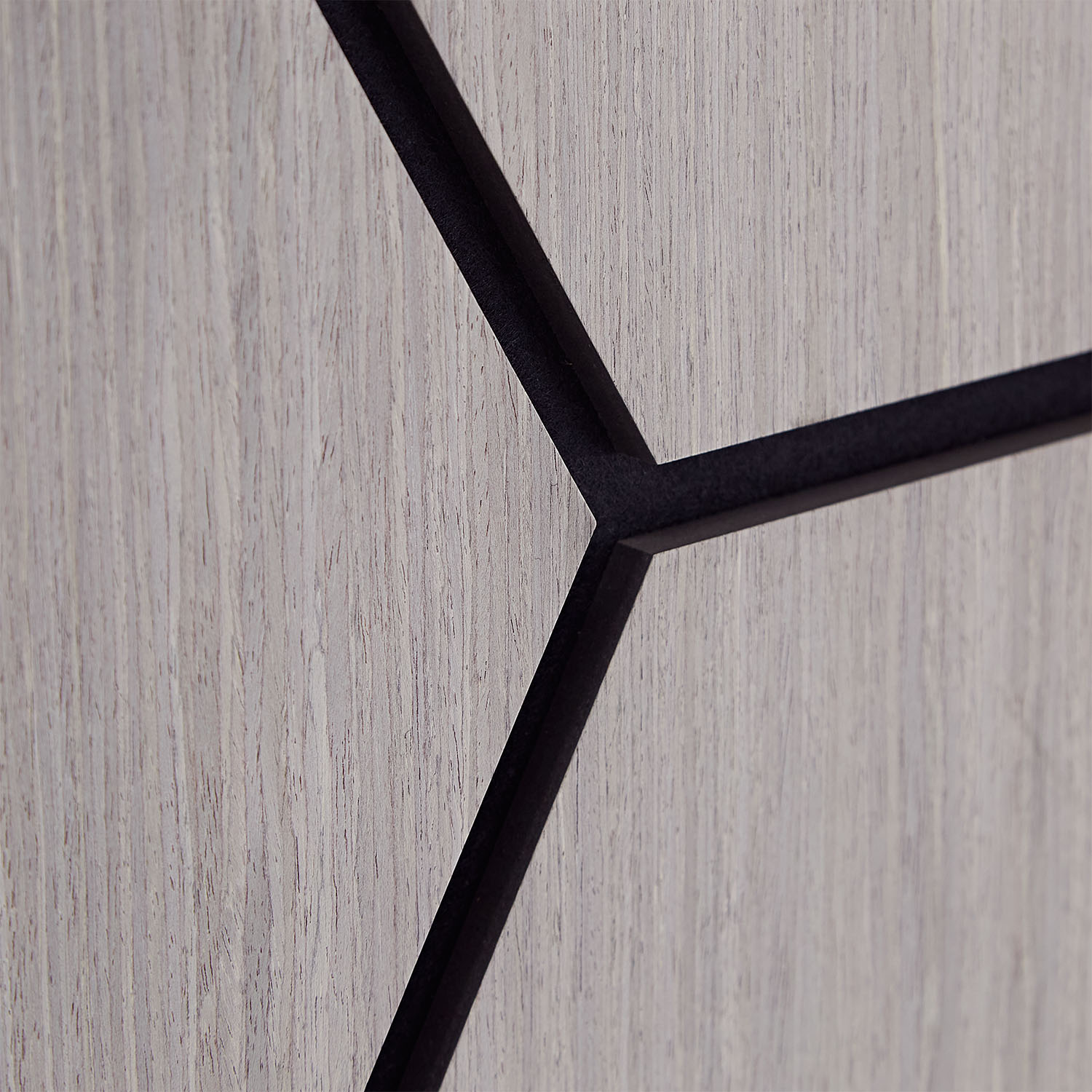 Acoustic Panels Wall Panels Hexagon Honeycomb 76 x 62 cm Gray | Wood | 4-piece Set | 3D