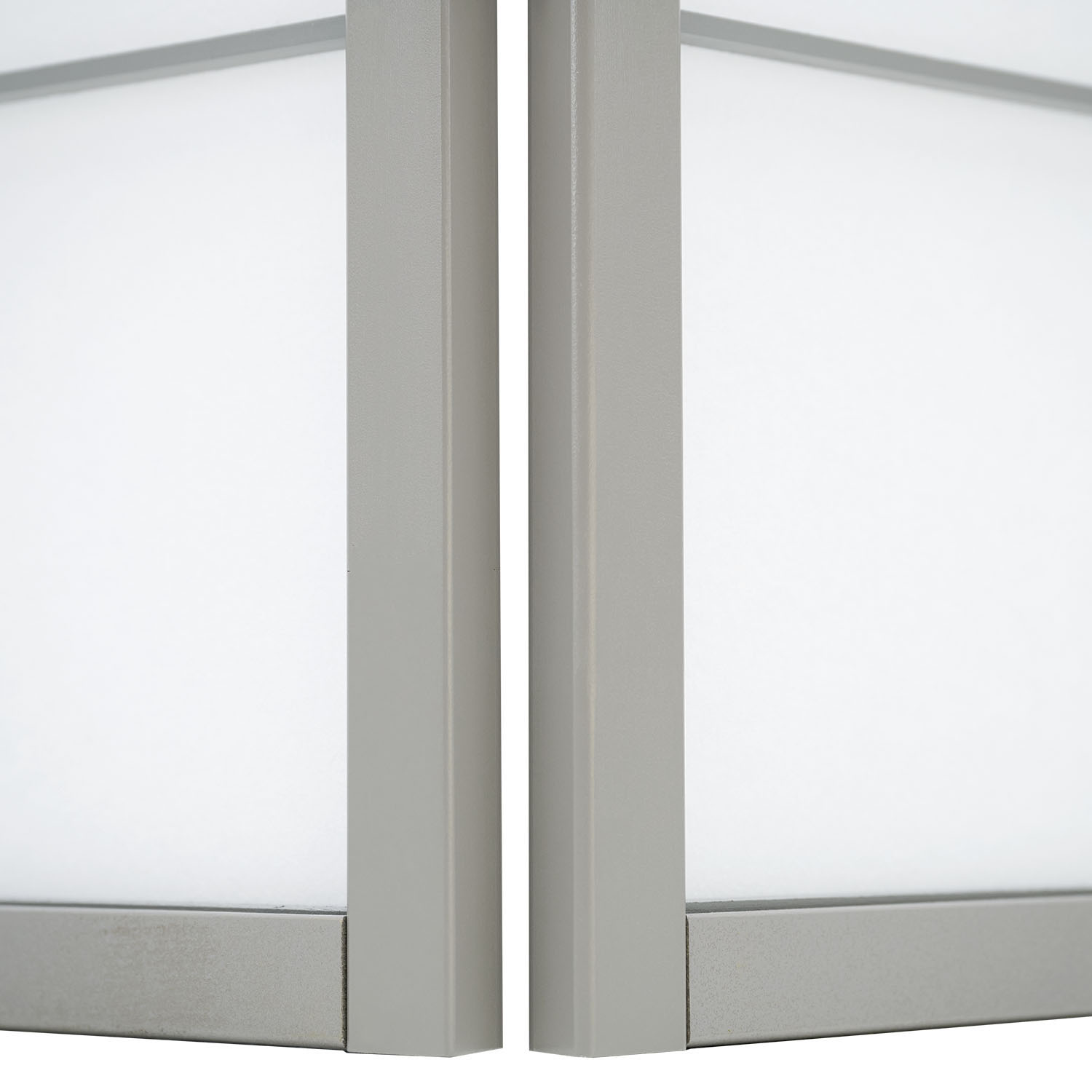 Paravent Grey Shoji | 6-panel | Wood | Room Divider | Partition Privacy Screen