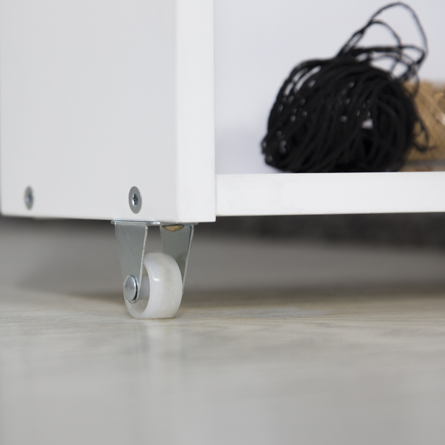 Loft Bed Kids 90x200 cm White with Desk | with Shelf | with Slatted Frame