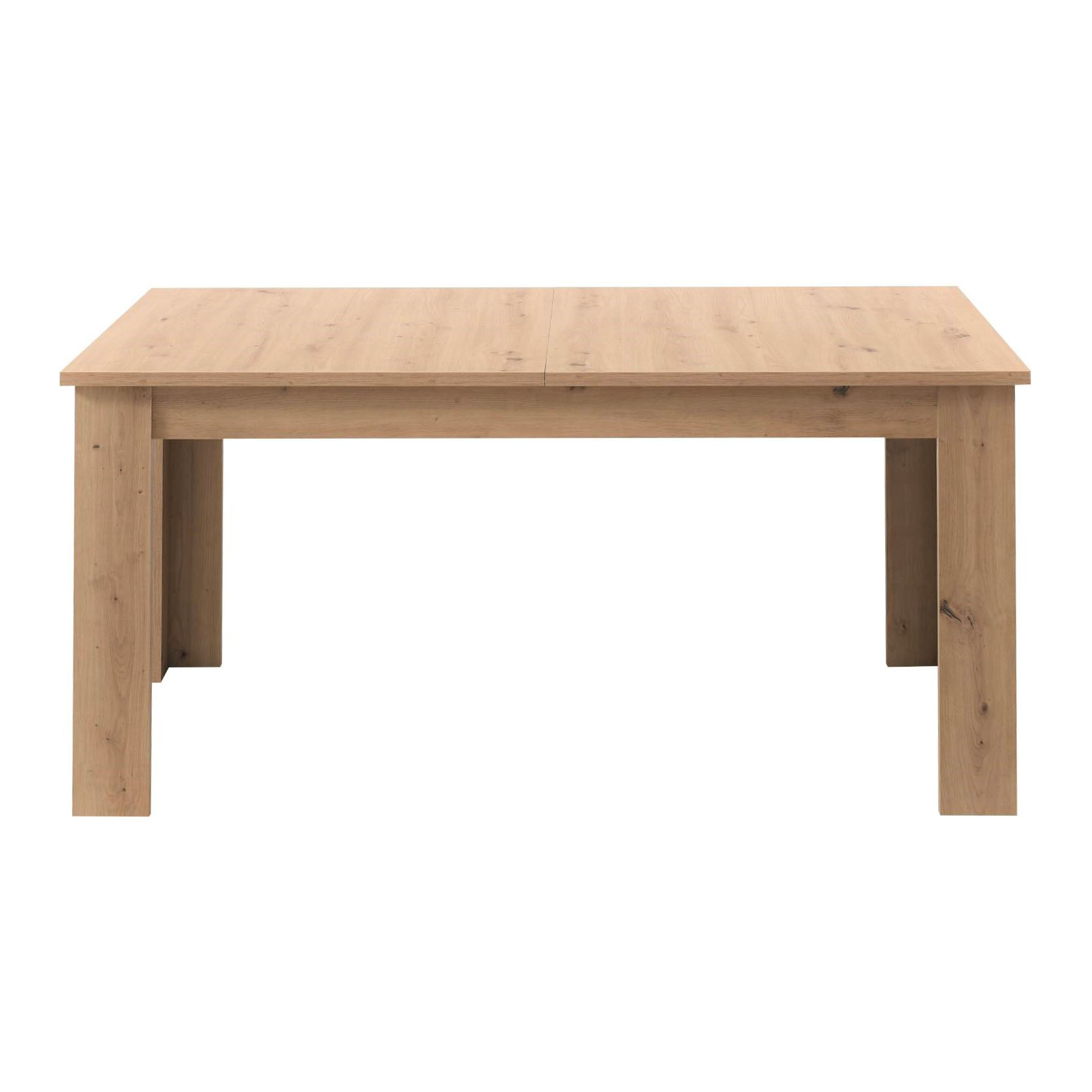 Modern Dining Table Kitchen Table Wooden Table 120x80 cm Artisan Oak 6 Seater Extendable