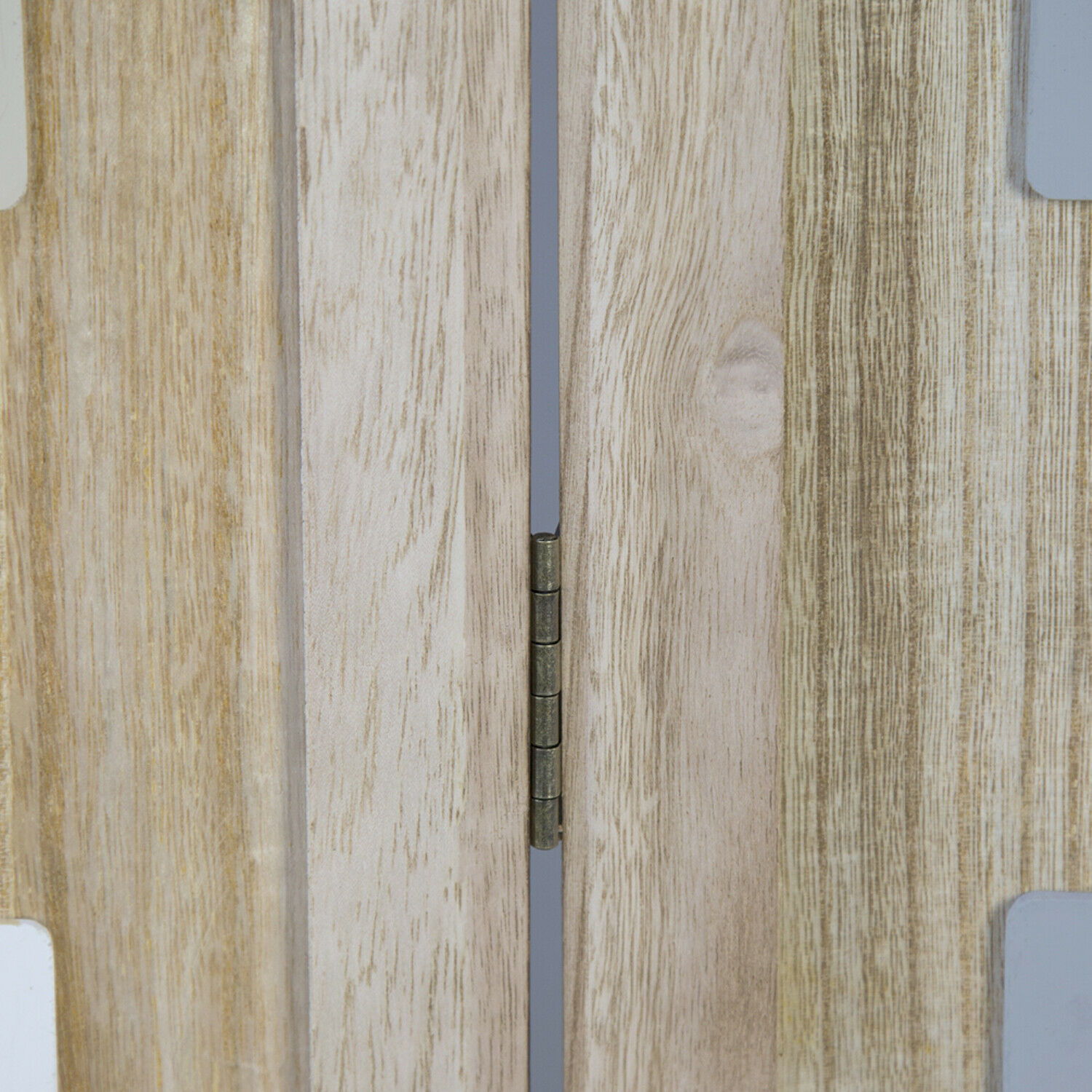 Paravent Natural Maritime Motifs | 3-panel | Wood | Room Divider Partition Privacy Screen