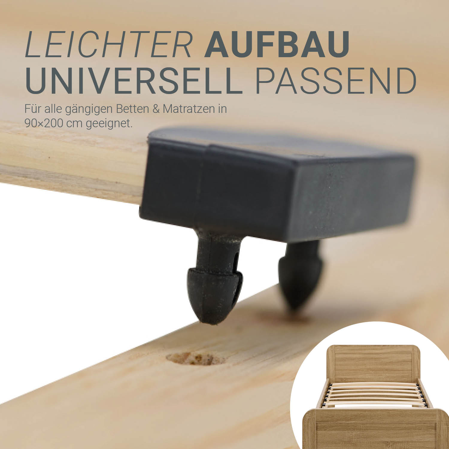 Bed Slats 90x200 cm Wood Slats for Bed Base Slats Slatted Mattress Base Slatted Frame