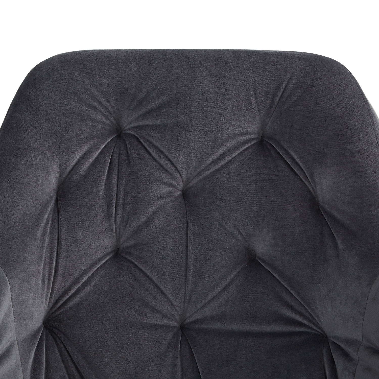 Upholstered Chair Velvet Grey | single | with Armrests | Kitchen Dining Room Office