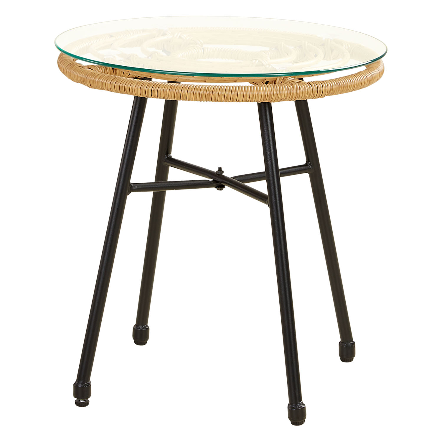 Garden furniture set Garden table and 2 chairs Bistro set Natural Rattan Outdoor table and chairs Lounge chair Patio set