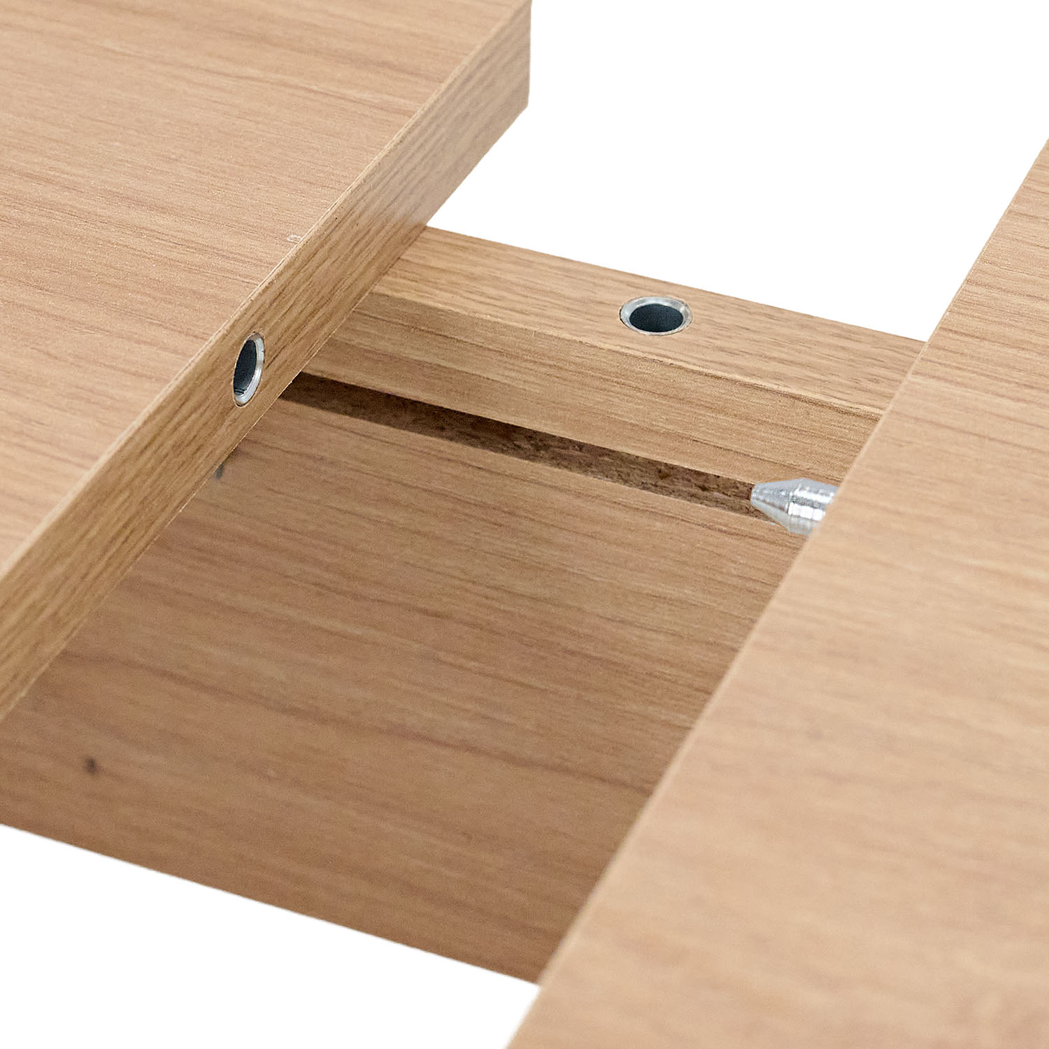 Modern Dining Table Kitchen Table Wooden Table 120x80 cm Artisan Oak 6 Seater Extendable