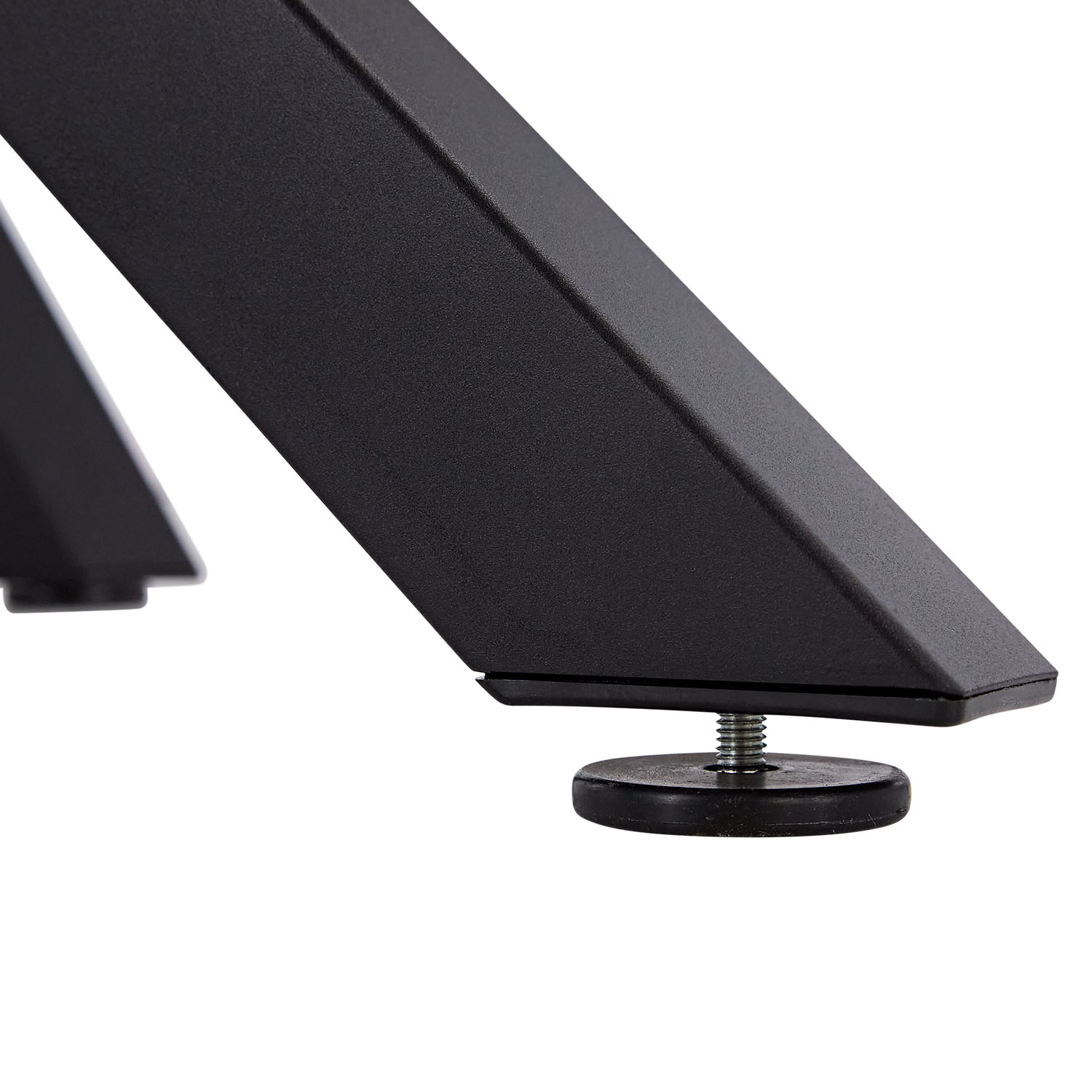 Dining set | 4-piece set upholstered chairs grey | dining table grey black metal frame round 110 cm