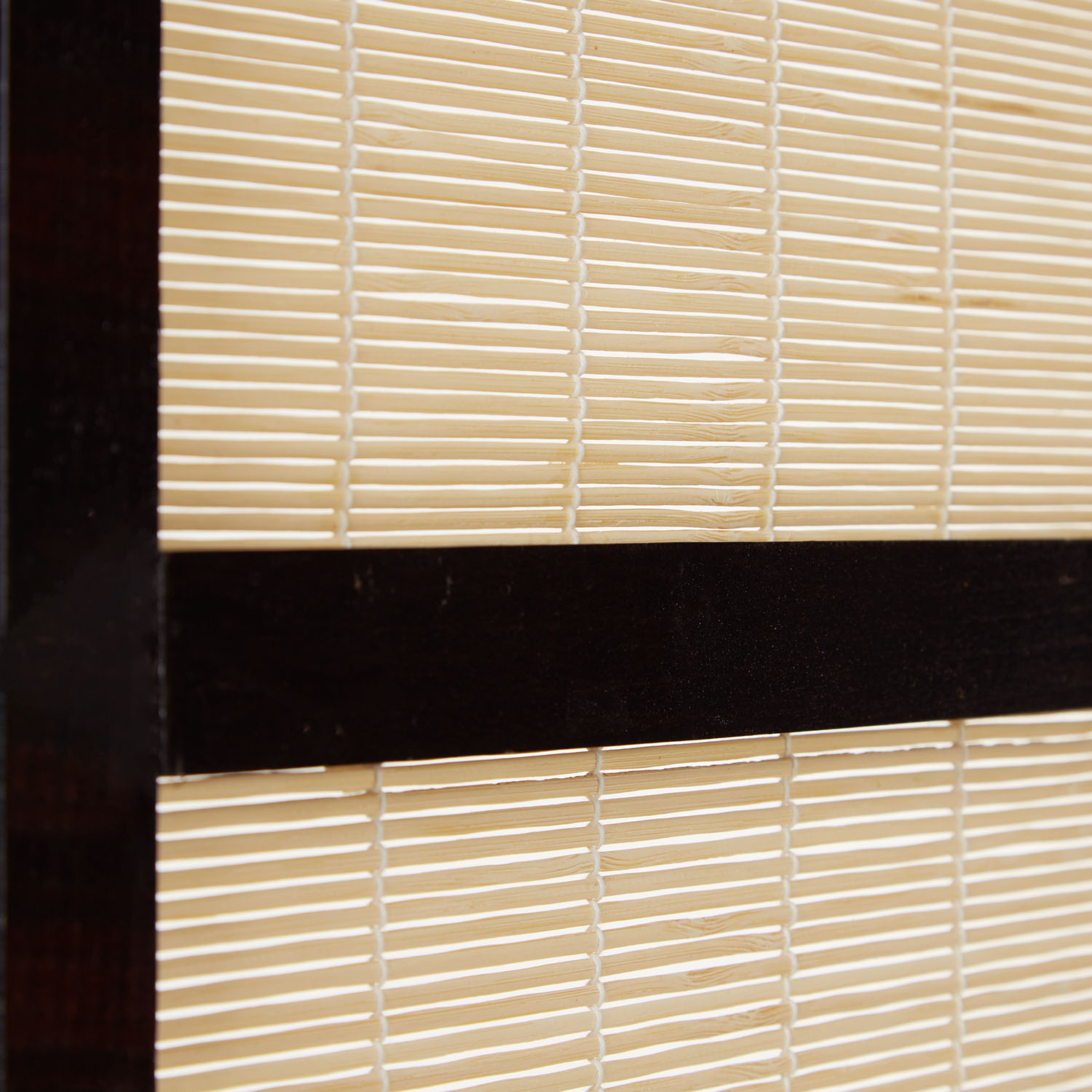 Paravent Brown Bamboo Natural | 3-panel | Wood | Room Divider Partition Privacy Screen