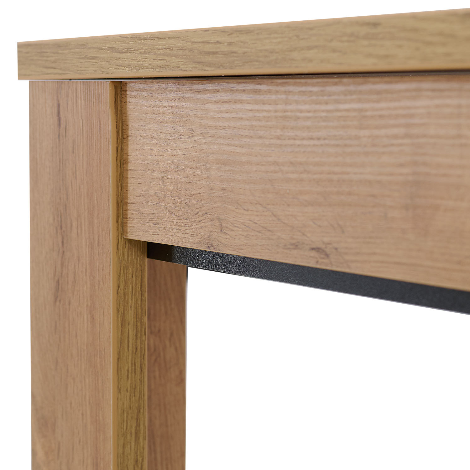Modern Dining Table Kitchen Table Wooden Table 135x86 cm Wotan Oak 8 Seater Extendable