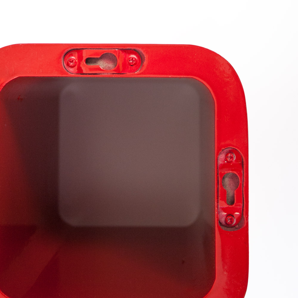 Retro Cube Shelf Shelving wine holder red