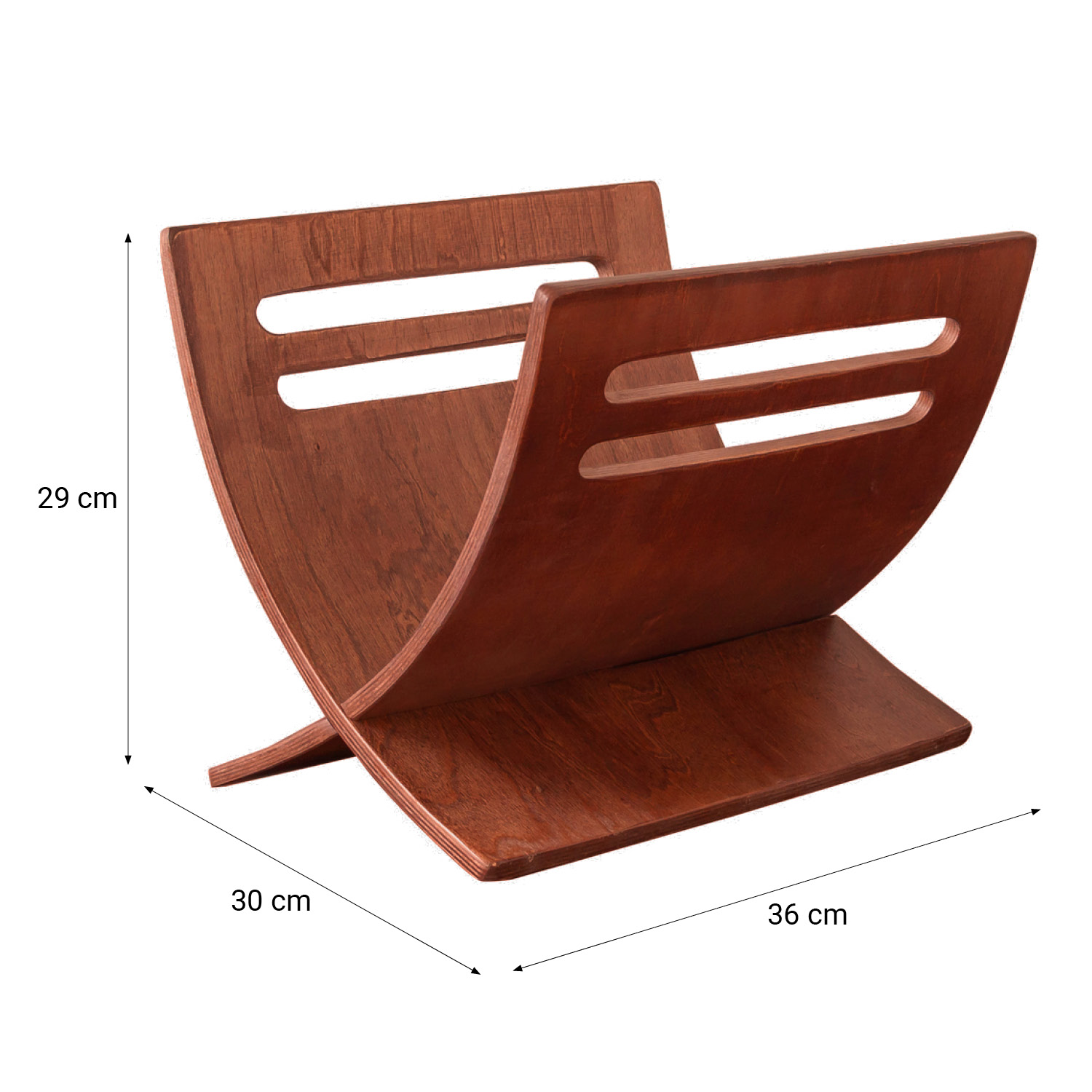 Newspaper Rack magazine holder brown