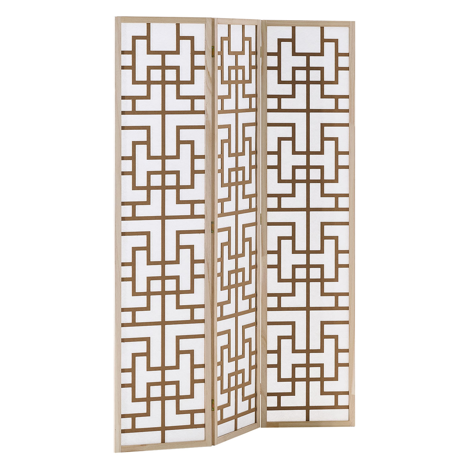 Paravent Natural Shoji | 3-panel | Wood | Room Divider | Partition Privacy Screen