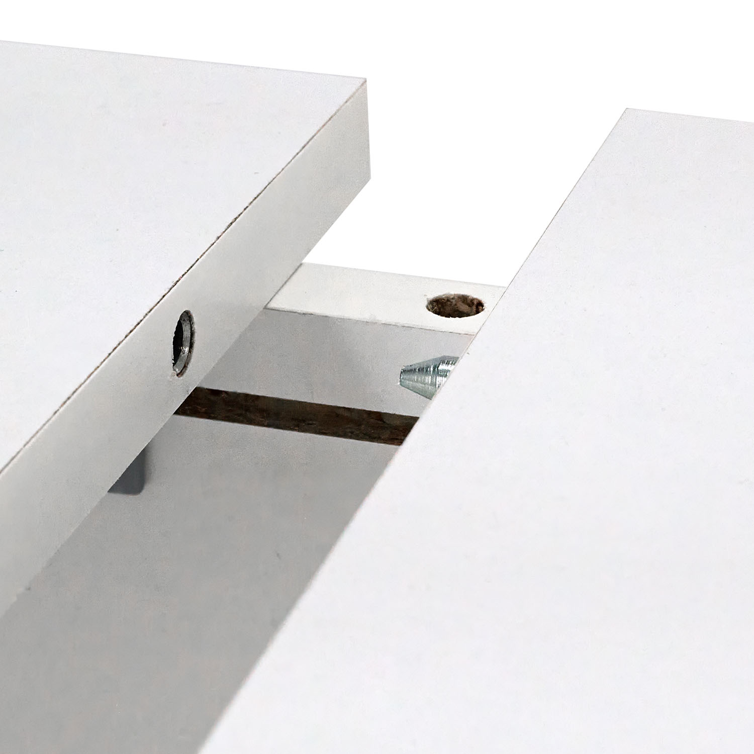 Modern Dining Table Kitchen Table Wooden Table 120x80 cm White 6 Seater Extendable