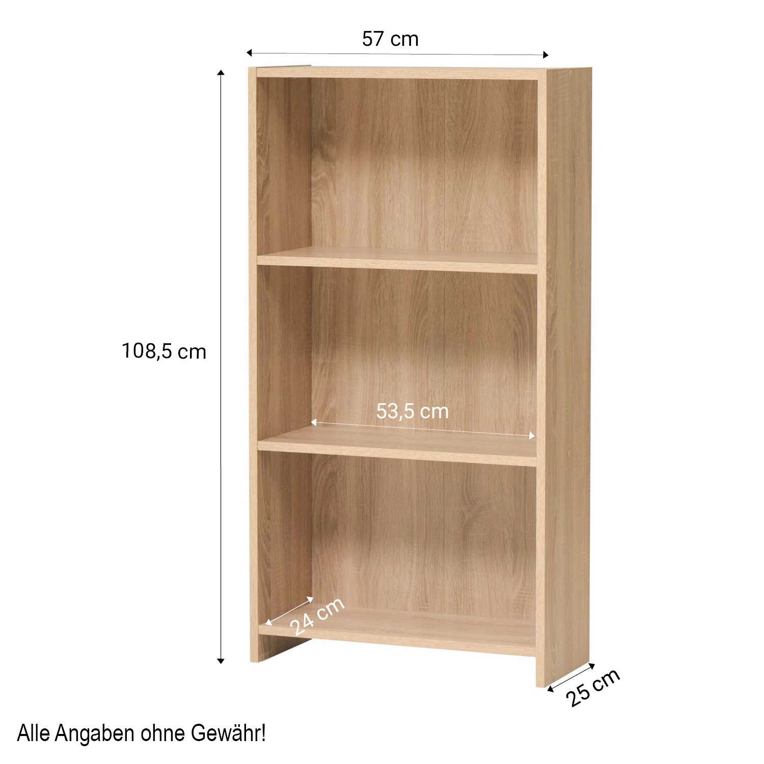 Shelf Book Bookcase 3 or 5 Shelves Cabinet Wall Shelf Wooden Cupboard Childrens Bookcase Oak