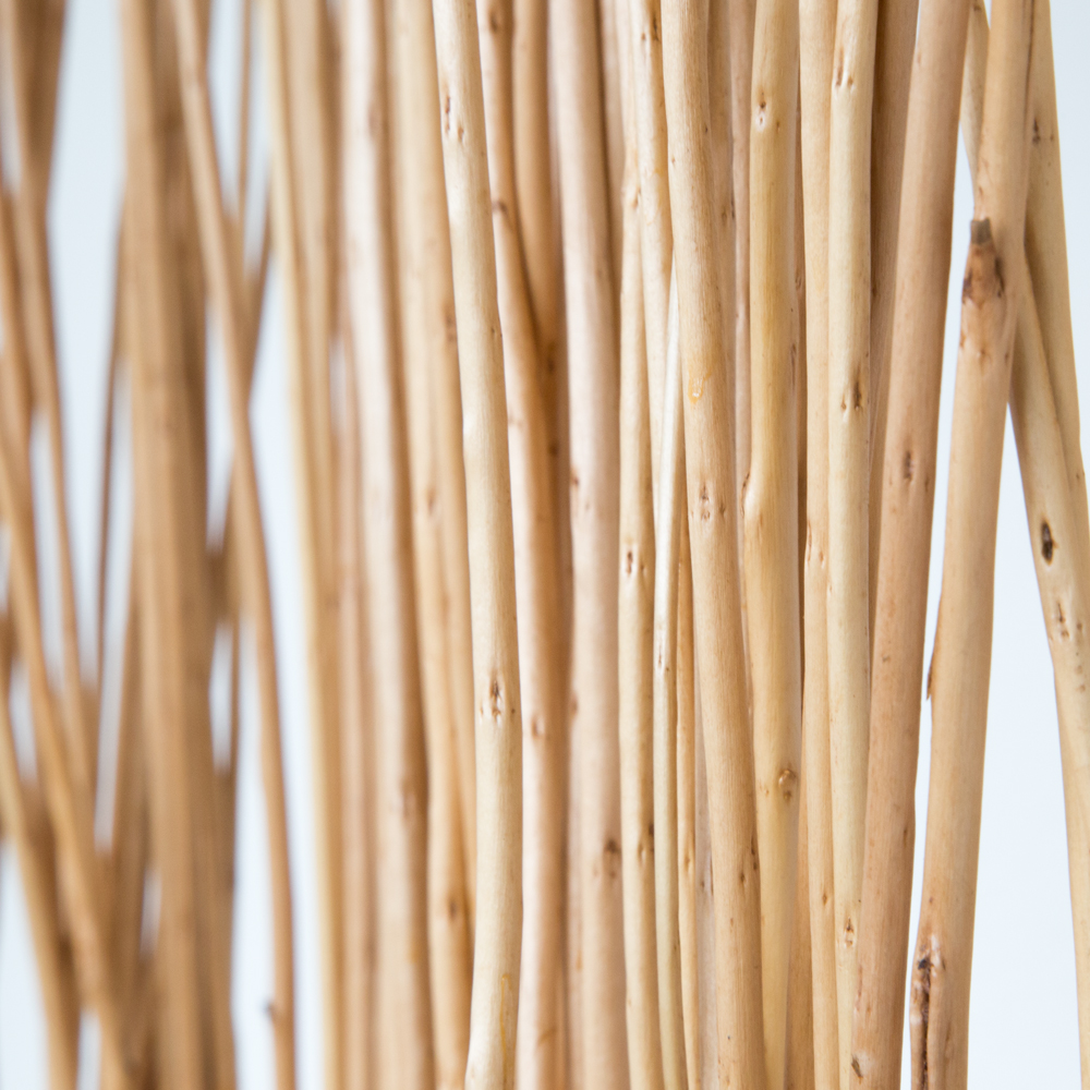 Paravent Willow Natural | 3-panel | Room Divider Partition Privacy Screen