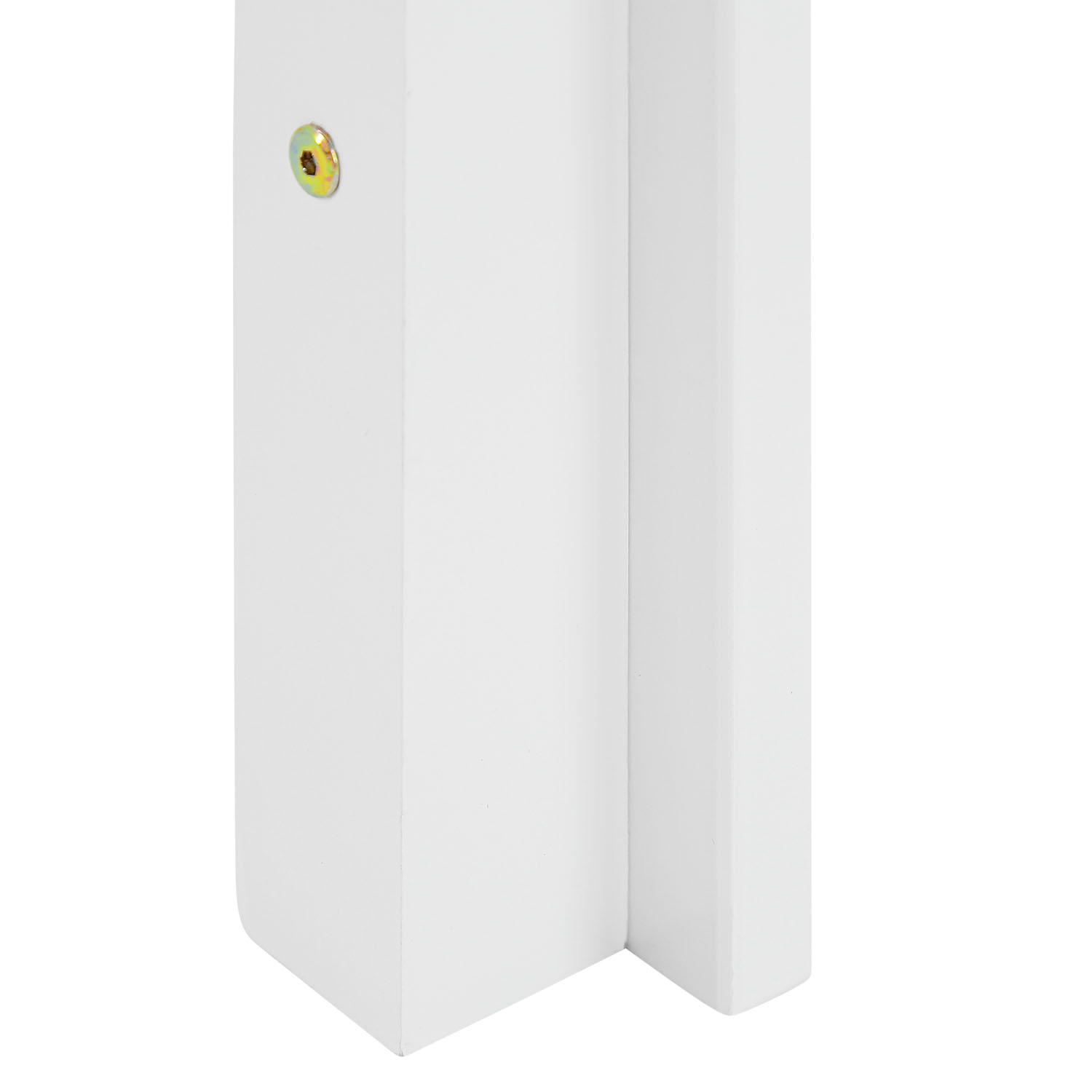 Loft bed with mattress and slatted frame, 90x200 cm, children's bed, white, solid wood