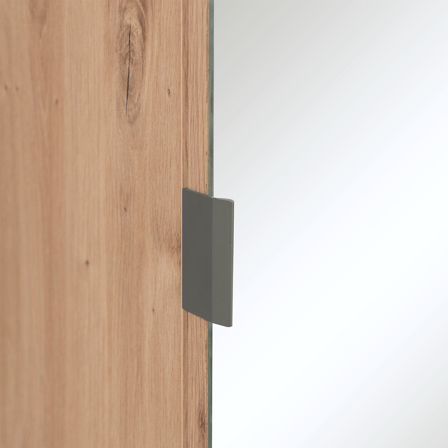 Industrial Look Wardrobe Hallway with Mirror Furniture Hall Unit Hallway Wardrobe Oak Wood 3D Wall Panel Entryway Coat Rack