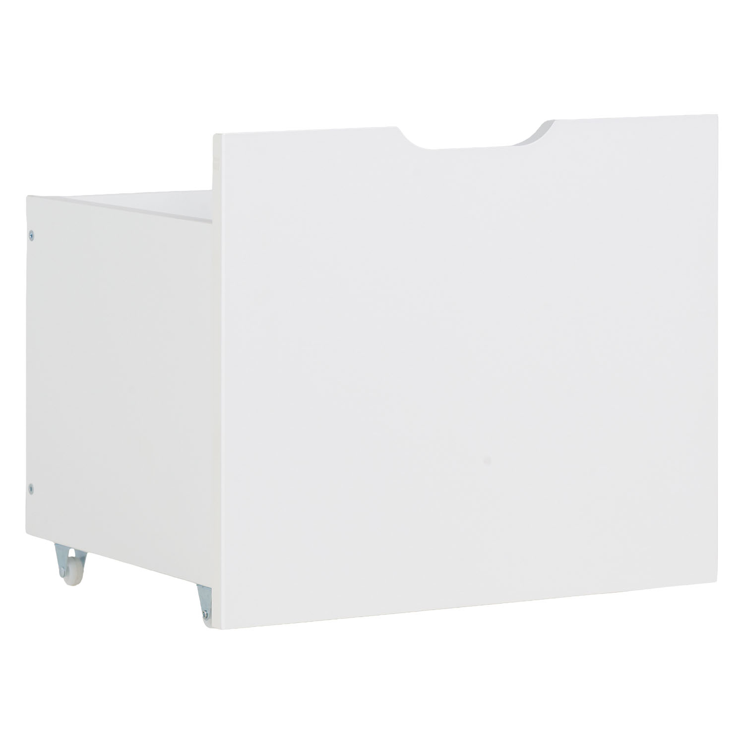Under Bed Storage for Cabin Bed Wooden Bed Drawer White Below Bed Storage Unit Organizer Pull-out Bed Box