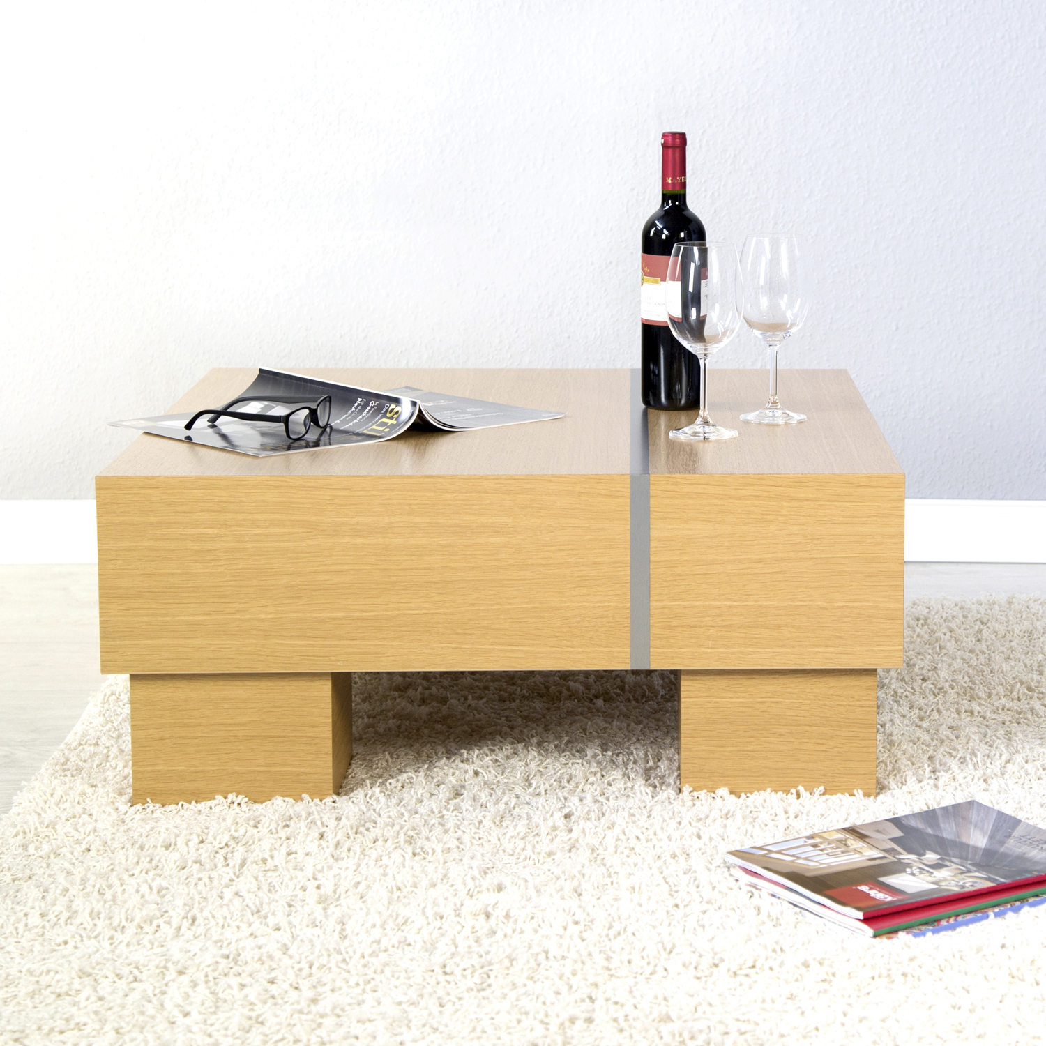 Coffee Table Living Room Table Side Table Wooden Table Oak