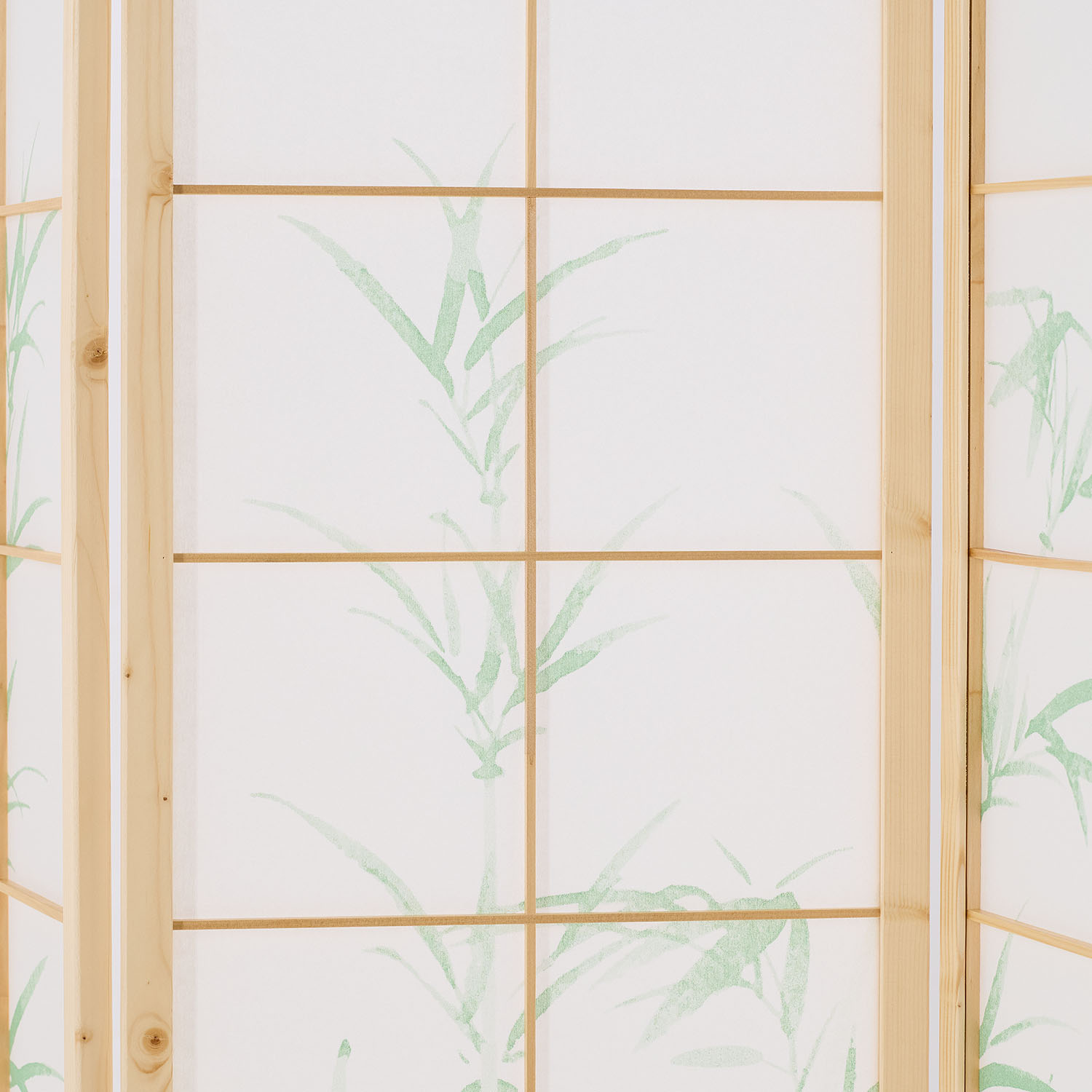 Paravent Natural Bamboo | 6-panel | Wood | Shoji Room Divider | Partition Privacy Screen