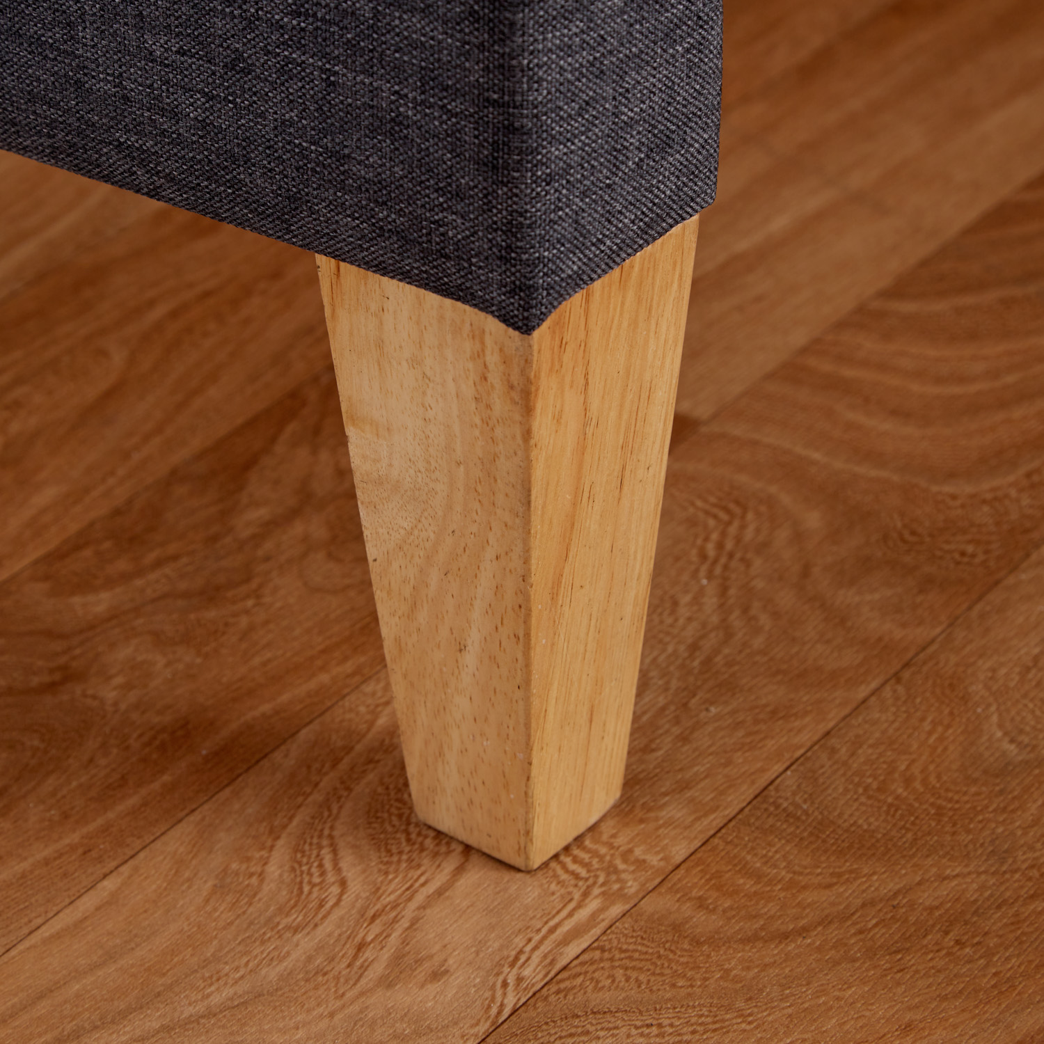 Upholstered Bed 90x200 cm Gray with Mattress, Slatted Base & 2 Storage Drawers – Futon Single Bed Fabric Bed Complete Set