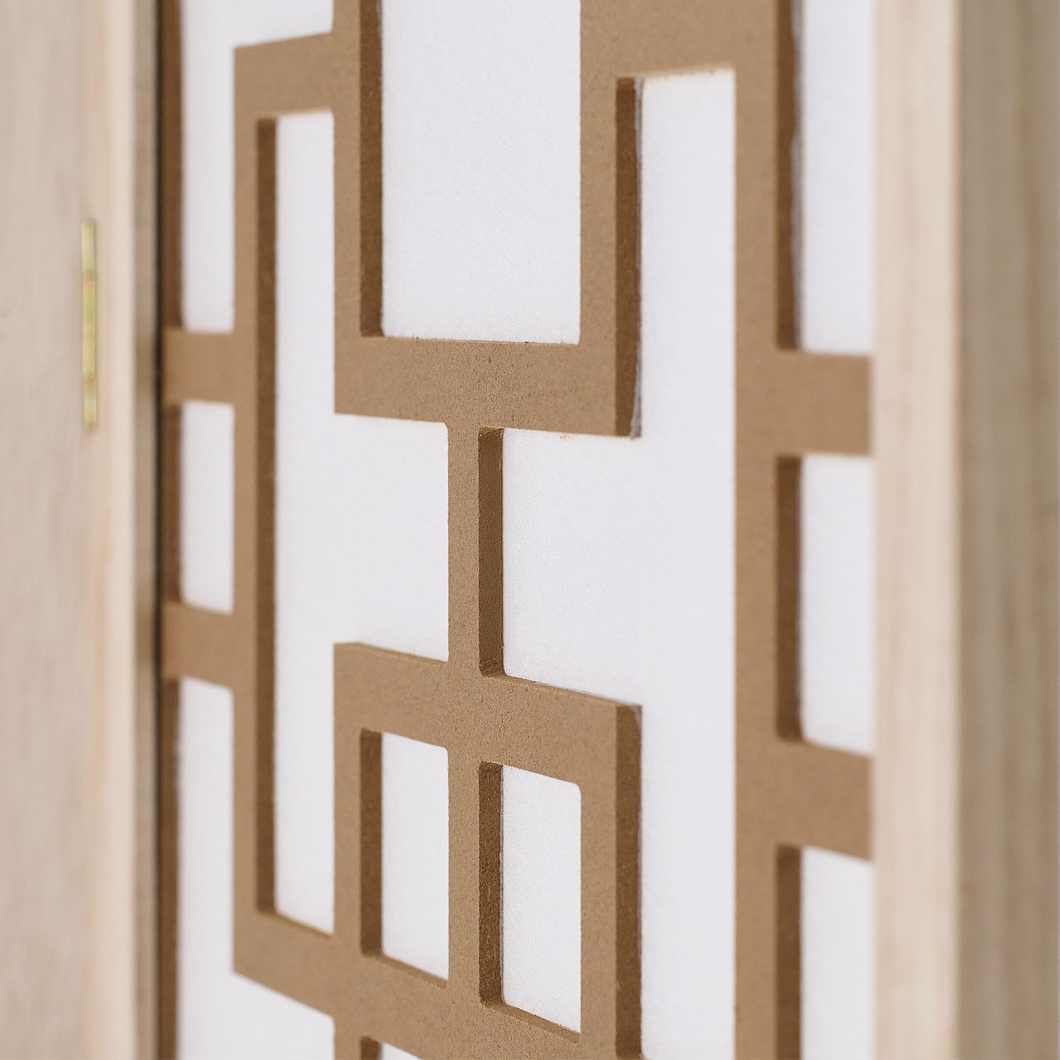 Paravent Natural Shoji | 3-panel | Wood | Room Divider | Partition Privacy Screen