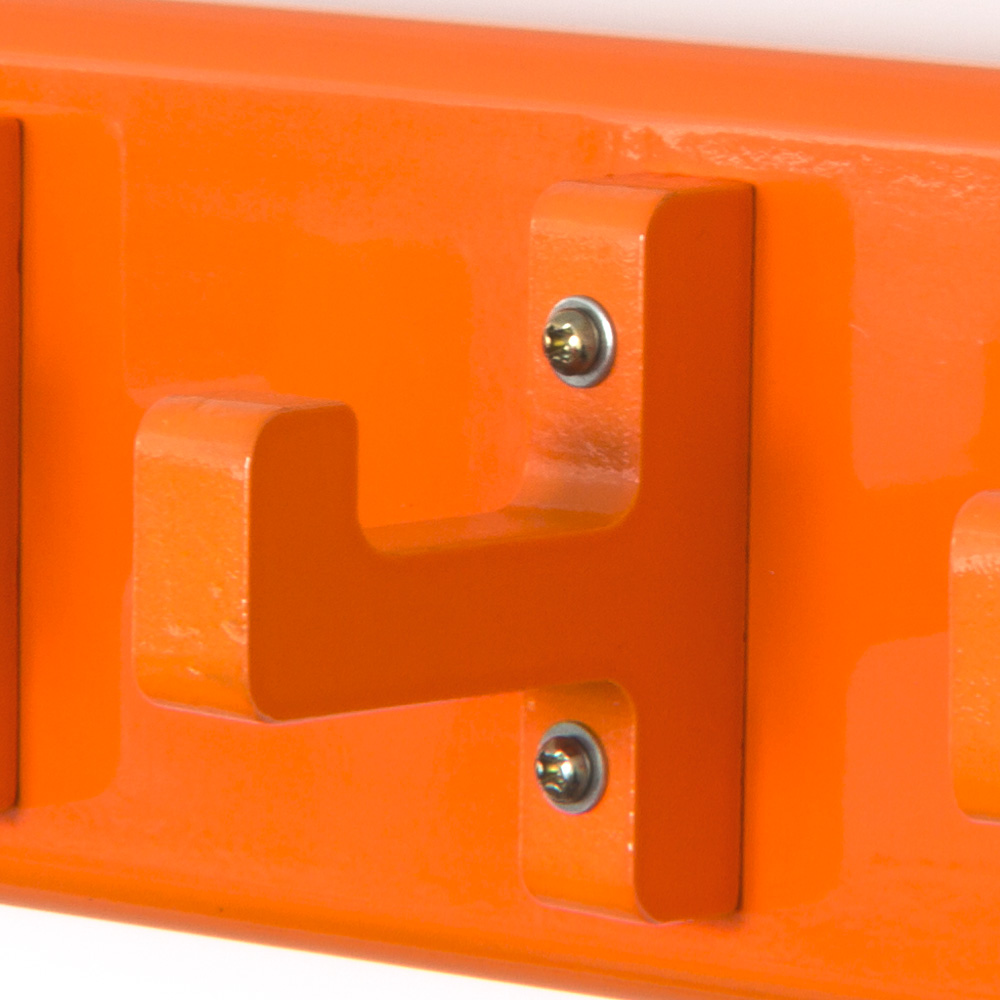 Key board, key box, wall hooks, coat hooks, wardrobe orange