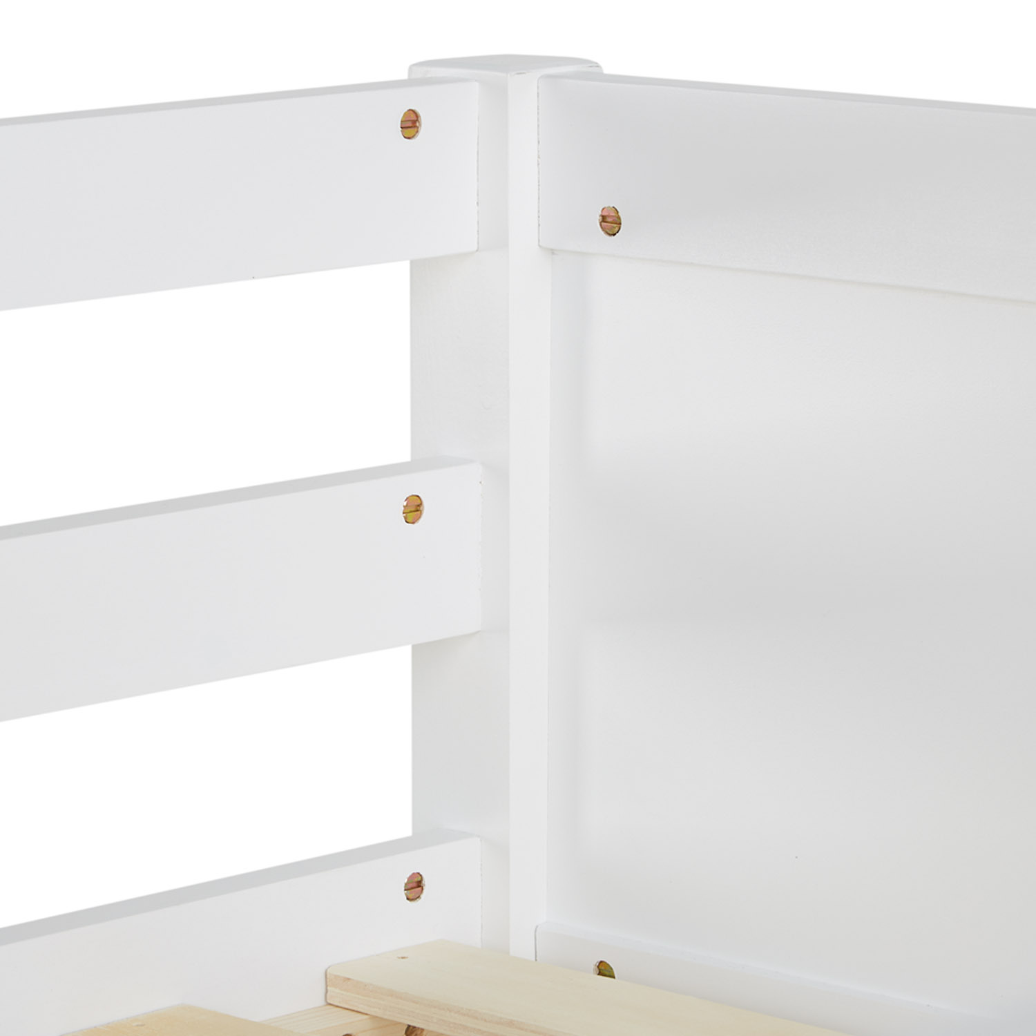 Bunk Bed 2 Sleeping Areas 90x200 cm and 140x200 cm | White