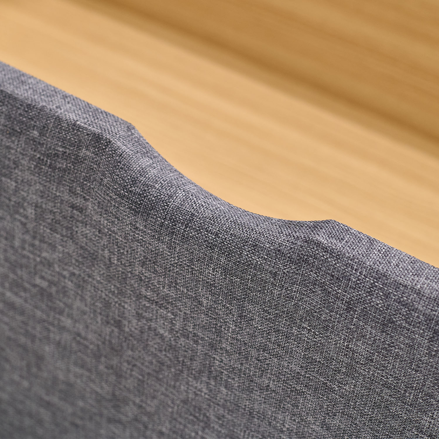 Upholstered bed 120x200 cm grey | with slatted frame | with 2 bed drawers | double fabric bed frame