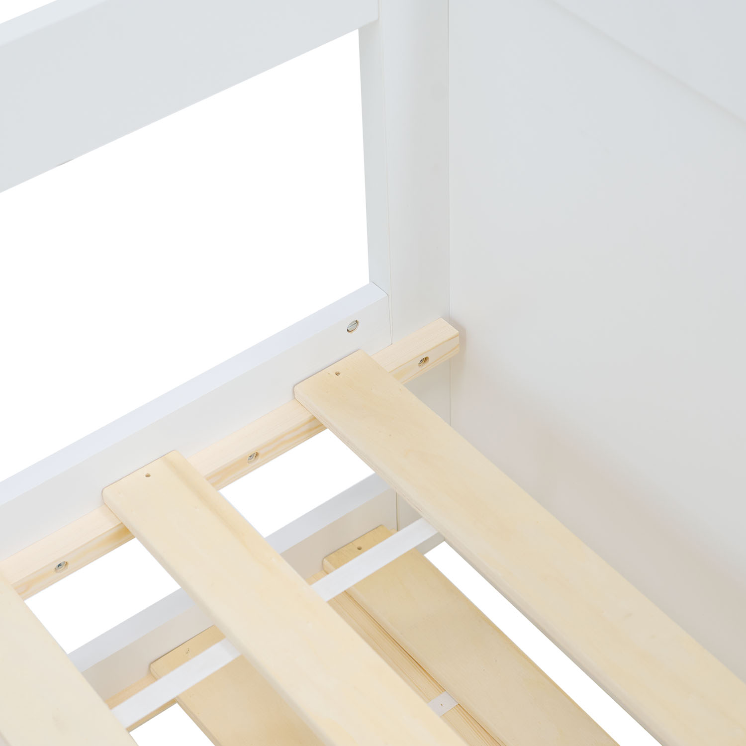 Wooden Bed 90x200 cm White | Pull-out | Bunk Bed | With Mattress | Pull-out Bed, Duo Bed, Functional Bed