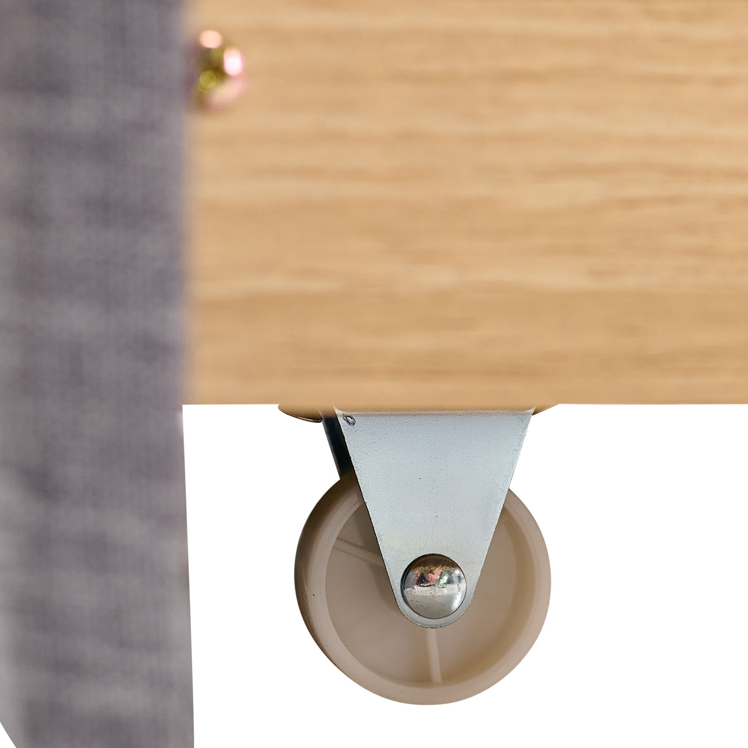 Bed Drawer Set of 2 Drawers Pull-Out Bed Box Storage with Castors Grey