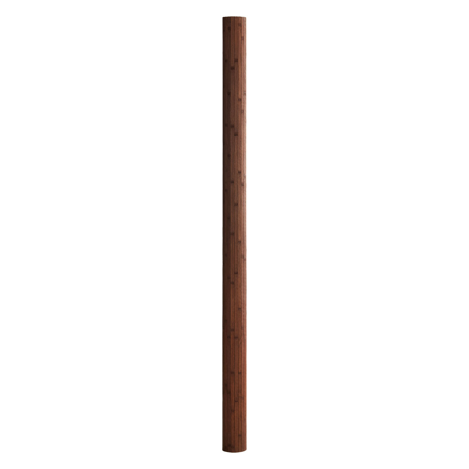 Paravent Séparation de pièce Cloison en bambou 200 x 250 cm Protection visuelle mur espagnol brun foncé