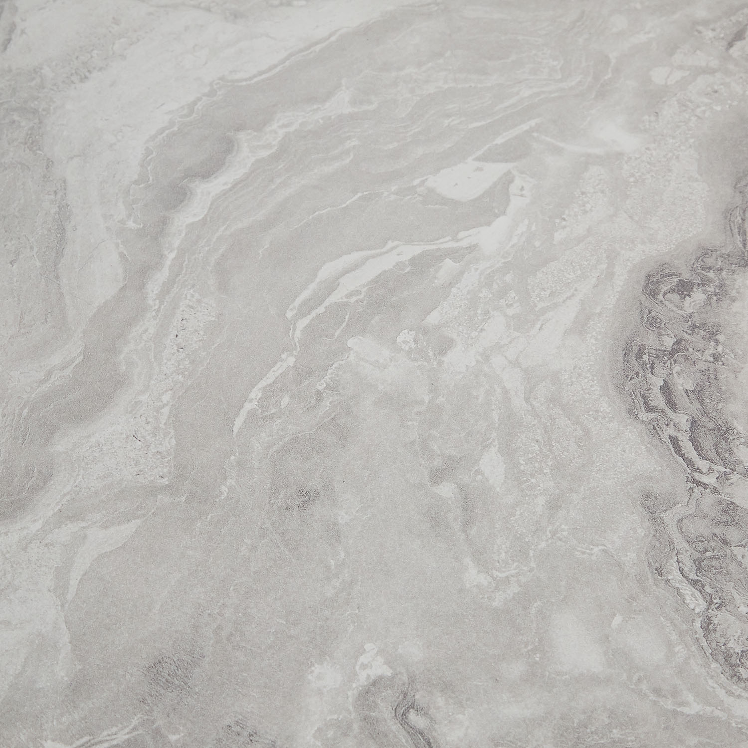 Dining set | 2-piece set upholstered chairs grey | dining table grey black metal frame round 110 cm