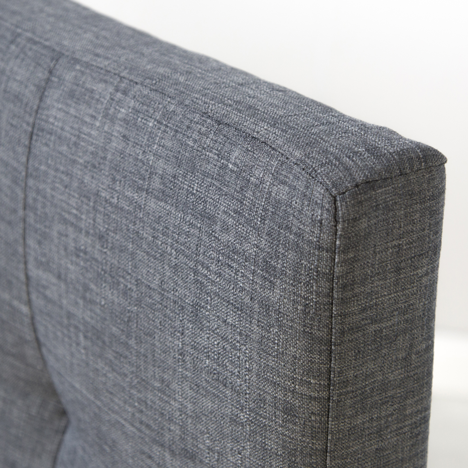 Upholstered Bed 90x200 cm Anthracite Gray | with slatted base | with 2 storage compartments | Single Bed Fabric Bed Frame