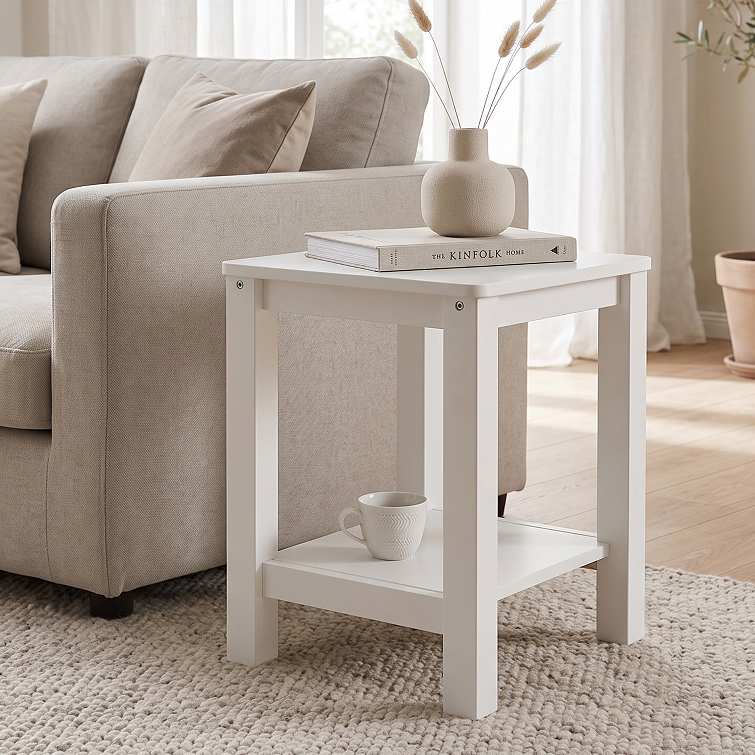 Bedside table white Sofa Table