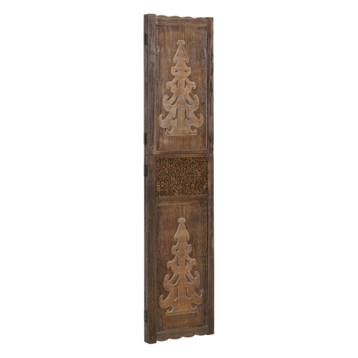 Paravent Brown Decorations | 3-panel | Wood | Room Divider Partition Privacy Screen
