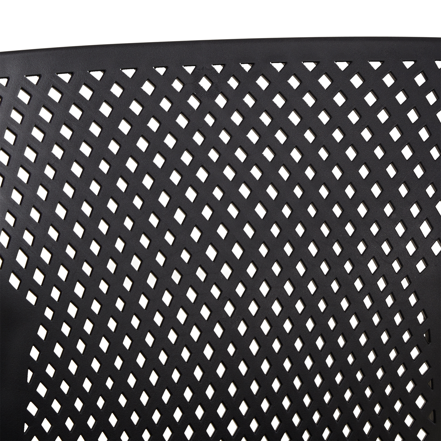 Set of 6 Garden chair with armrests Camping chairs Black Outdoor chairs Plastic Egg chair Lounger chairs Stacking chairs