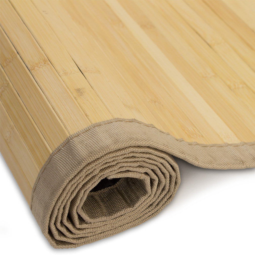 Bambusteppich Bambusmatte Braun Natur Dunkelbraun viele Größen Teppich Läufer Vorleger