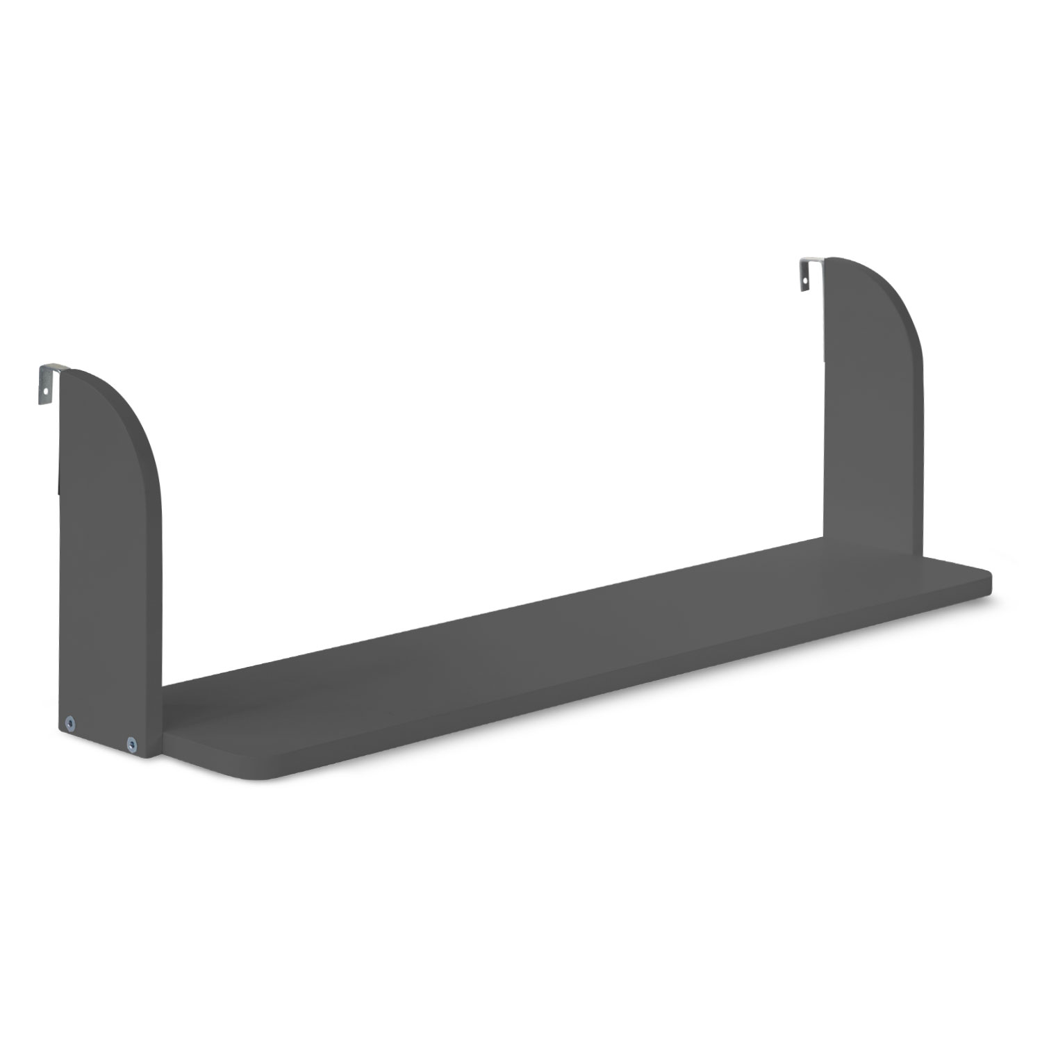 Hanging Shelf Bunk Bed Bookshelf Suspended Rack Grey Wood 1 Shelf