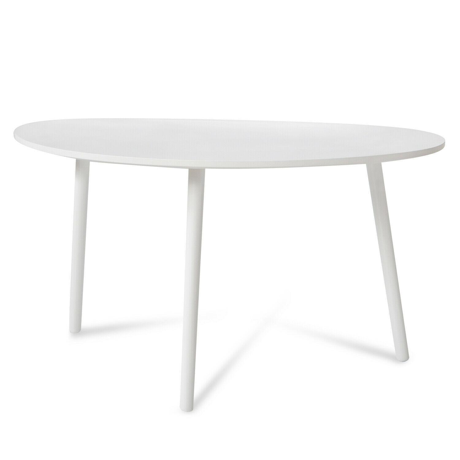Side Table Occasional Table Coffee Table White Wooden Table Kidney Table Wood