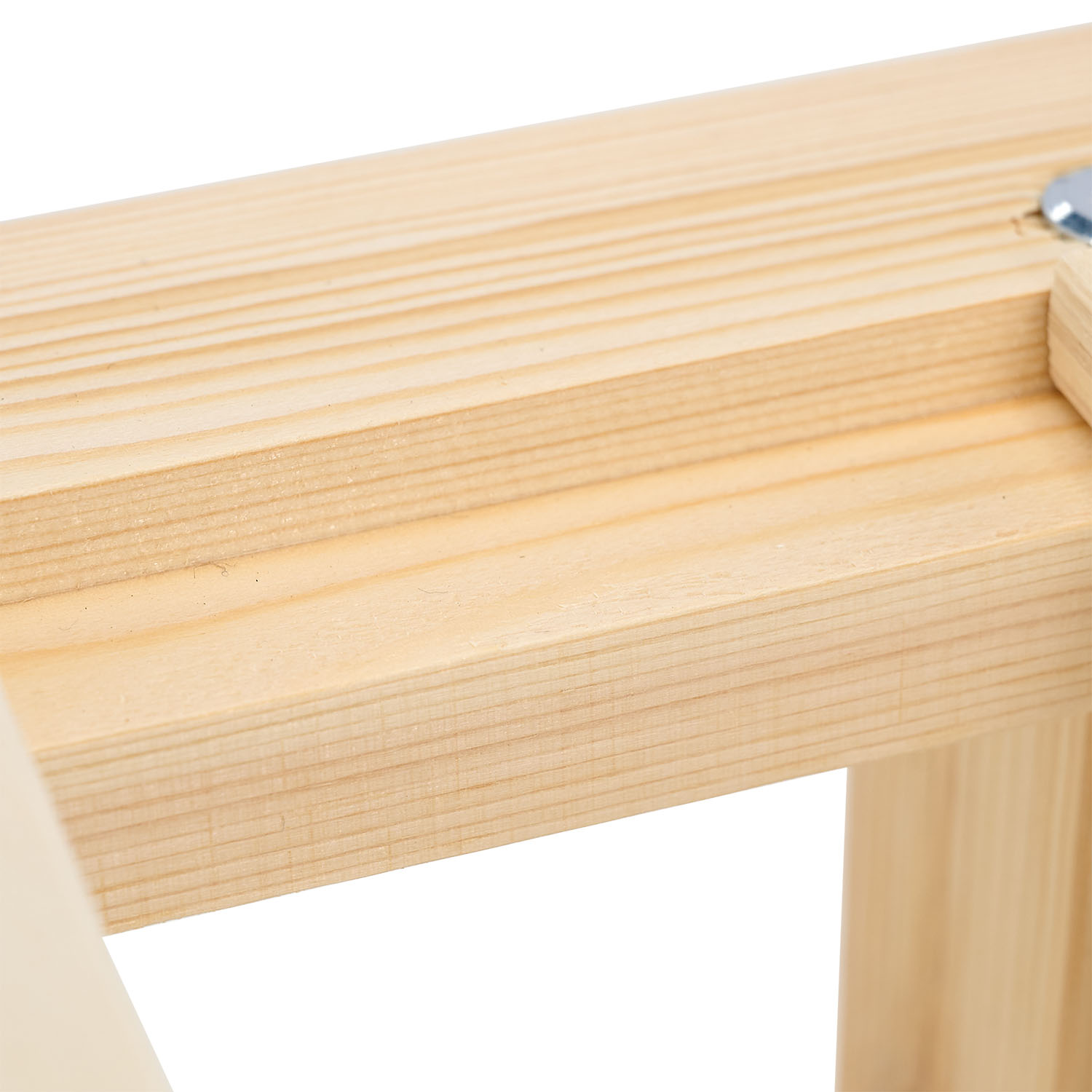 Palettenbett 160x200 cm Natur – Doppelbett aus Holz inkl. Lattenrost für Jugendzimmer, Gästezimmer & Schlafzimmer