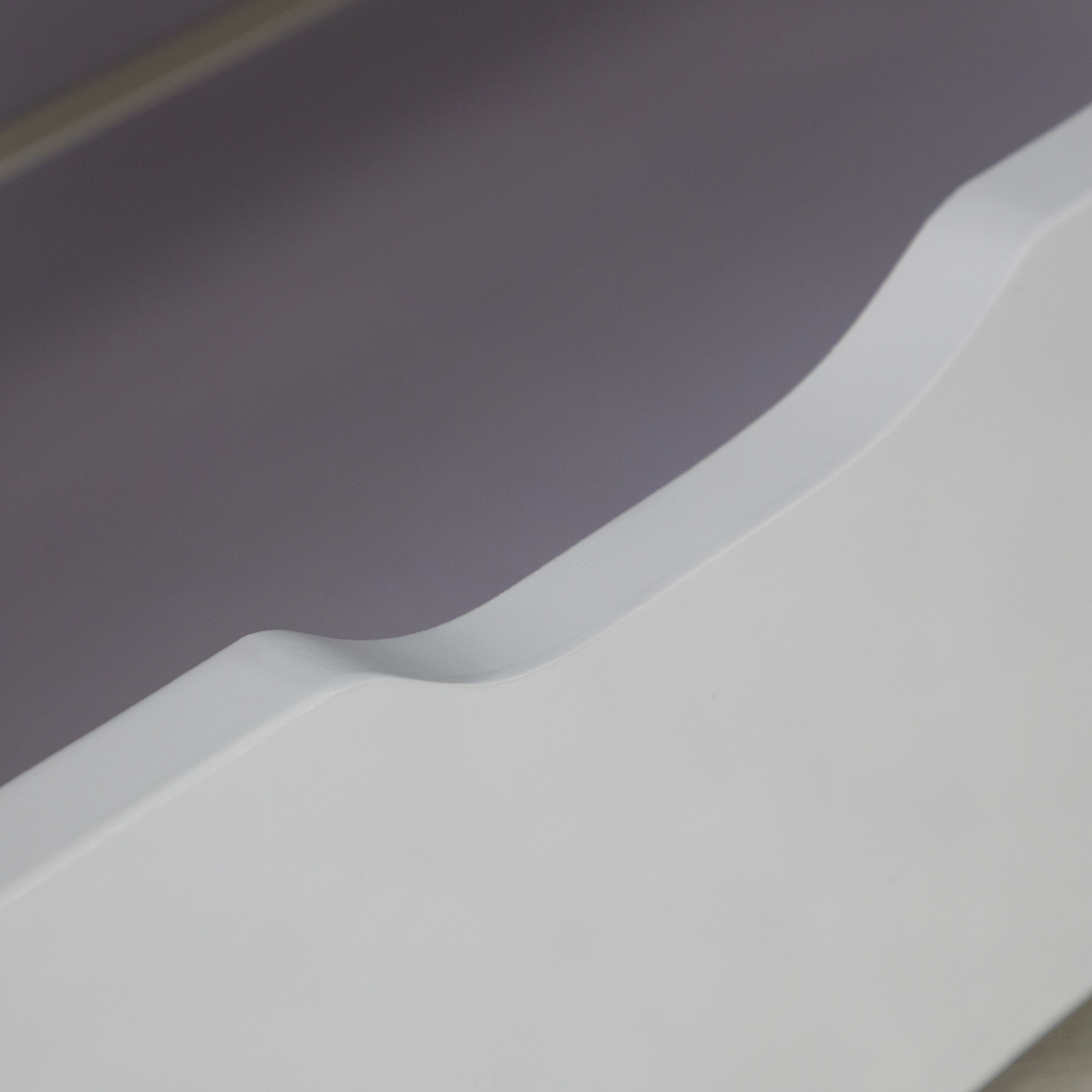 Cot House Bed 90x200 Children's House Play Bed Wooden Bed Bed Drawer Nature White Grey