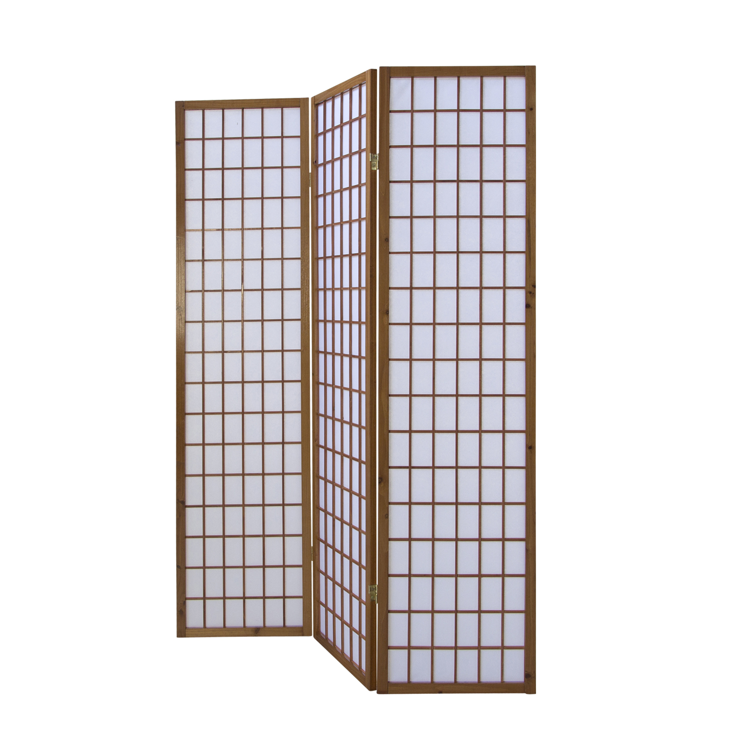 Paravent room divider 3 4 5 6 parts partition wall Shoji Foldable Brown