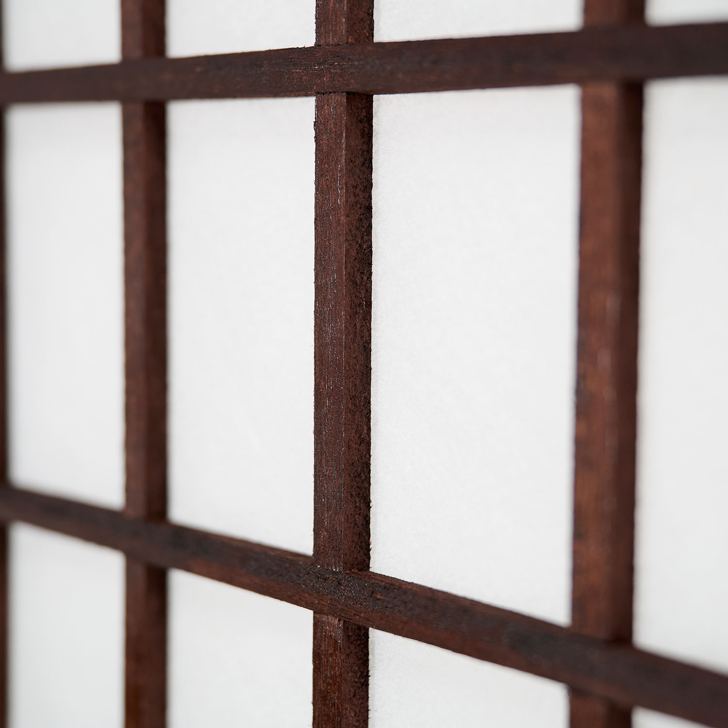 Paravent Room Divider 3 4 Parts Wood Partition Privacy Screen Brown