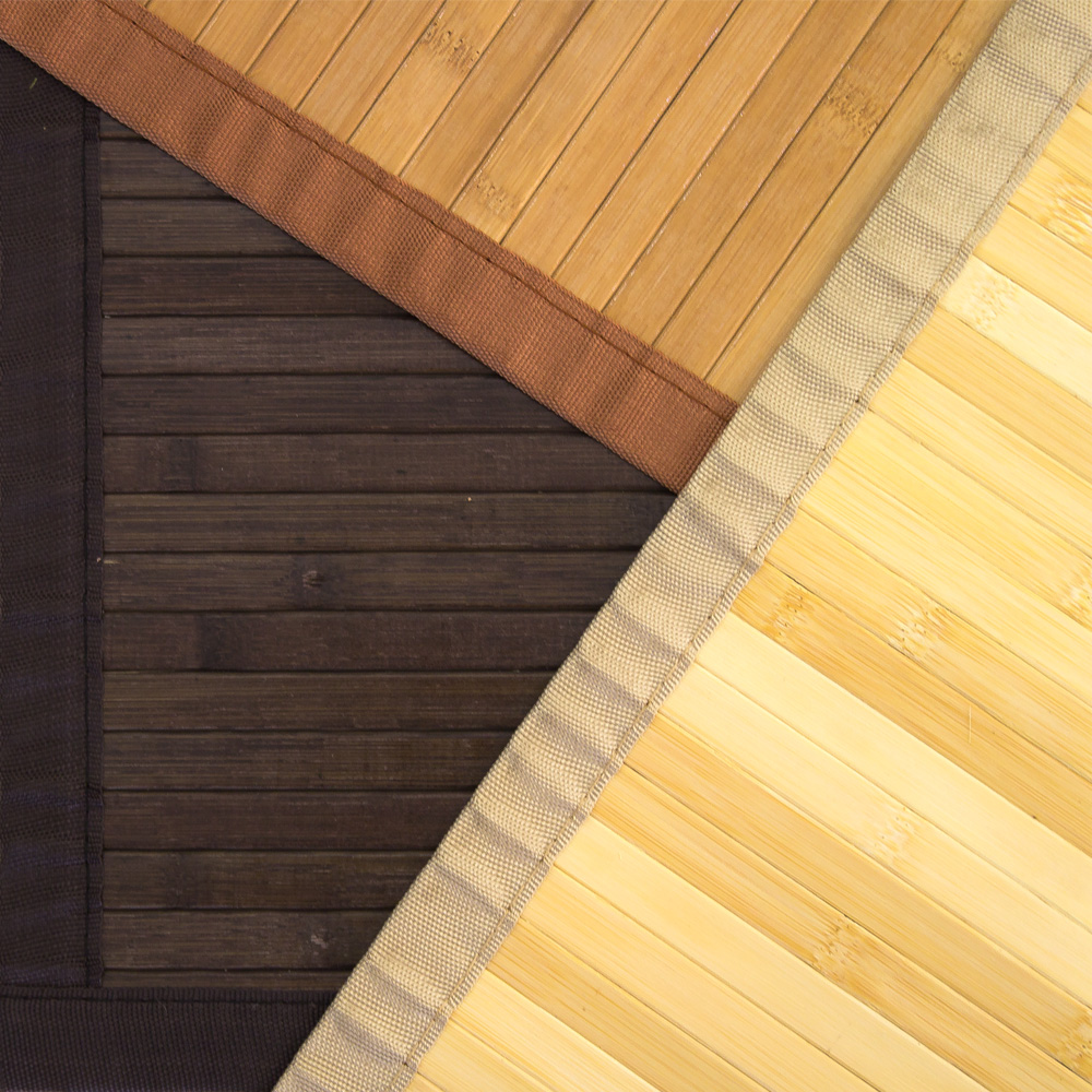 Bamboo carpet Rug 60x300 darkbrown