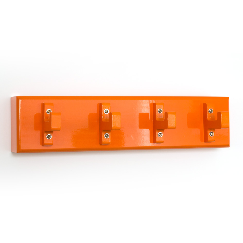 Key board, key box, wall hooks, coat hooks, wardrobe orange