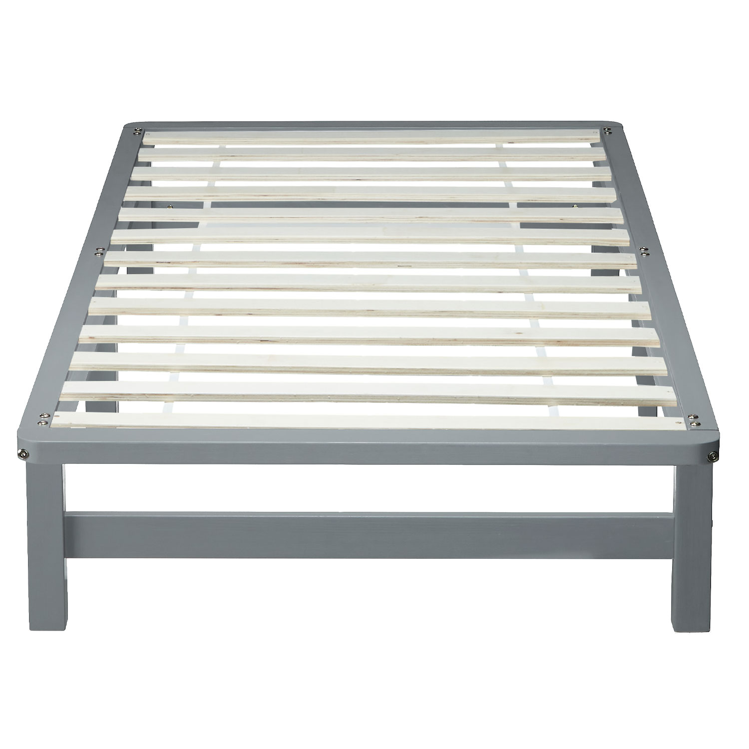 Pallet Bed 90x200 cm Solid Wood Bed Grey Pallet Furniture Bed Wooden Bed Futon Bed