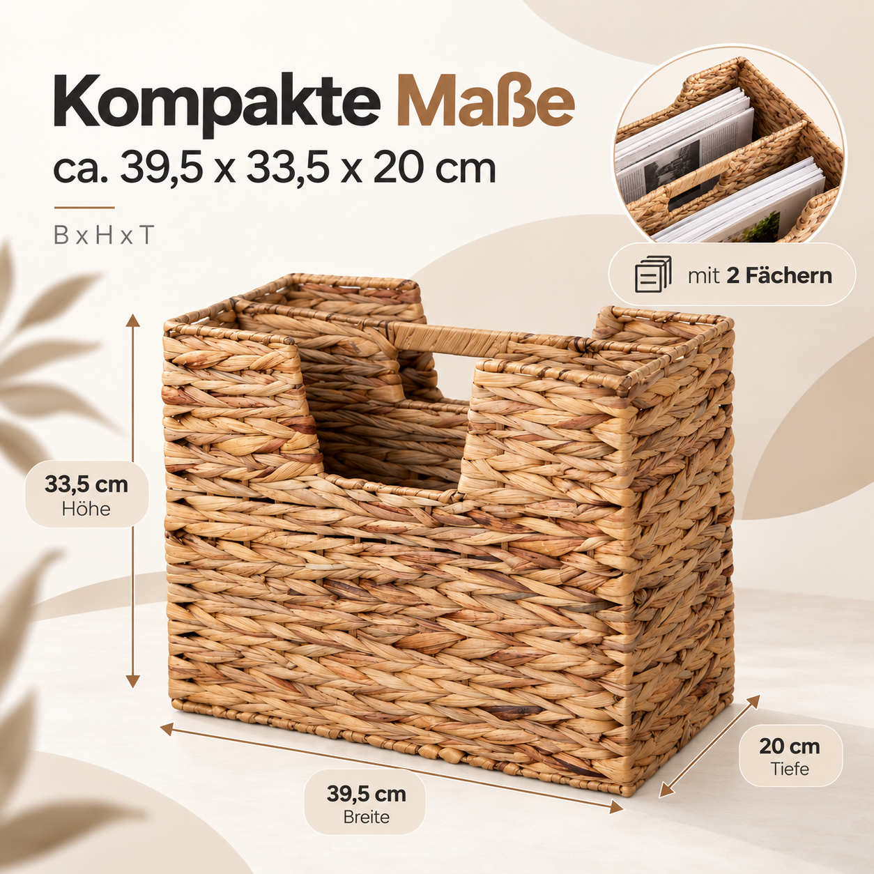 Newspaper stand magazine holder Sea Grass