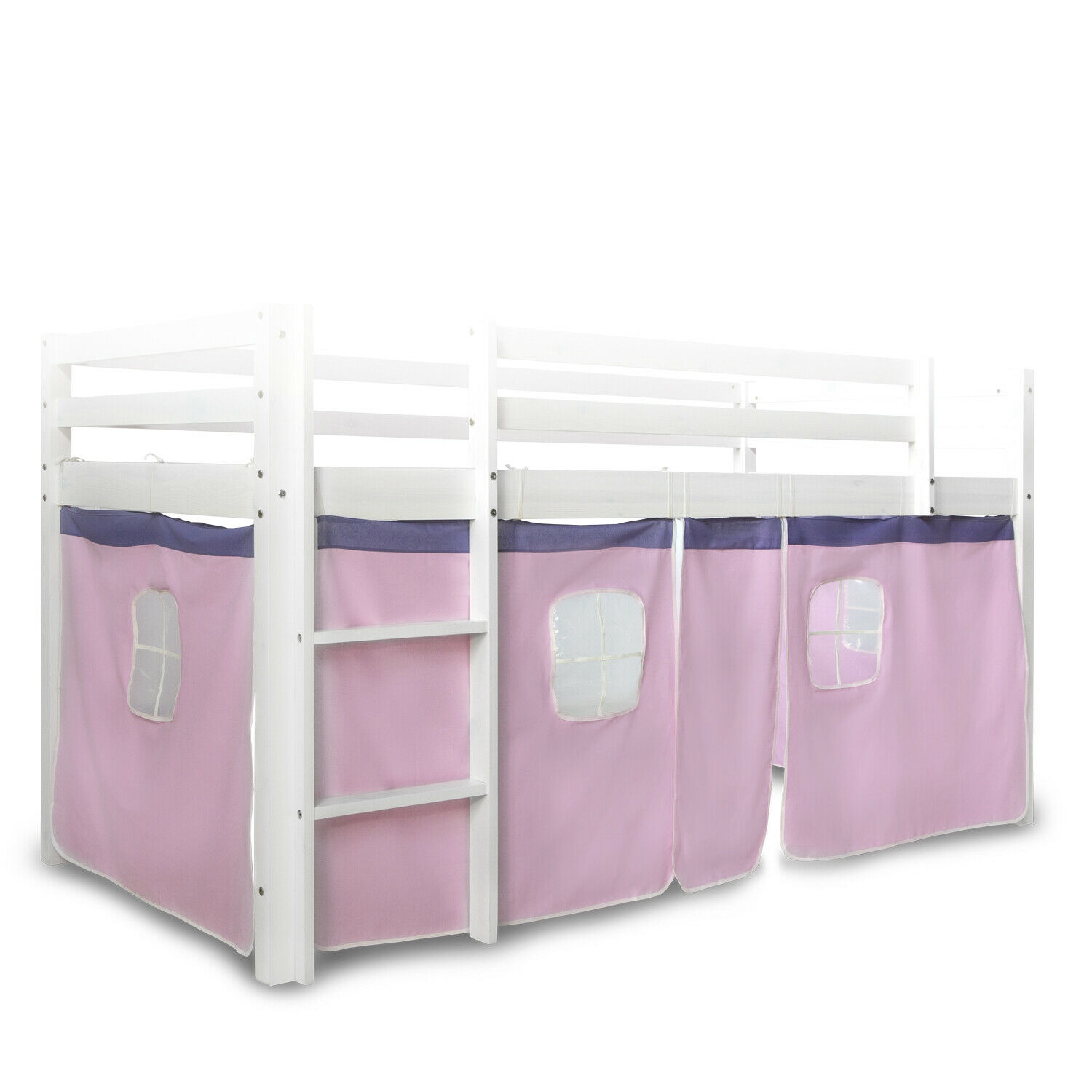 Childrens Bed Curtain Bunk Bed Cabin Bed Accessories Pink